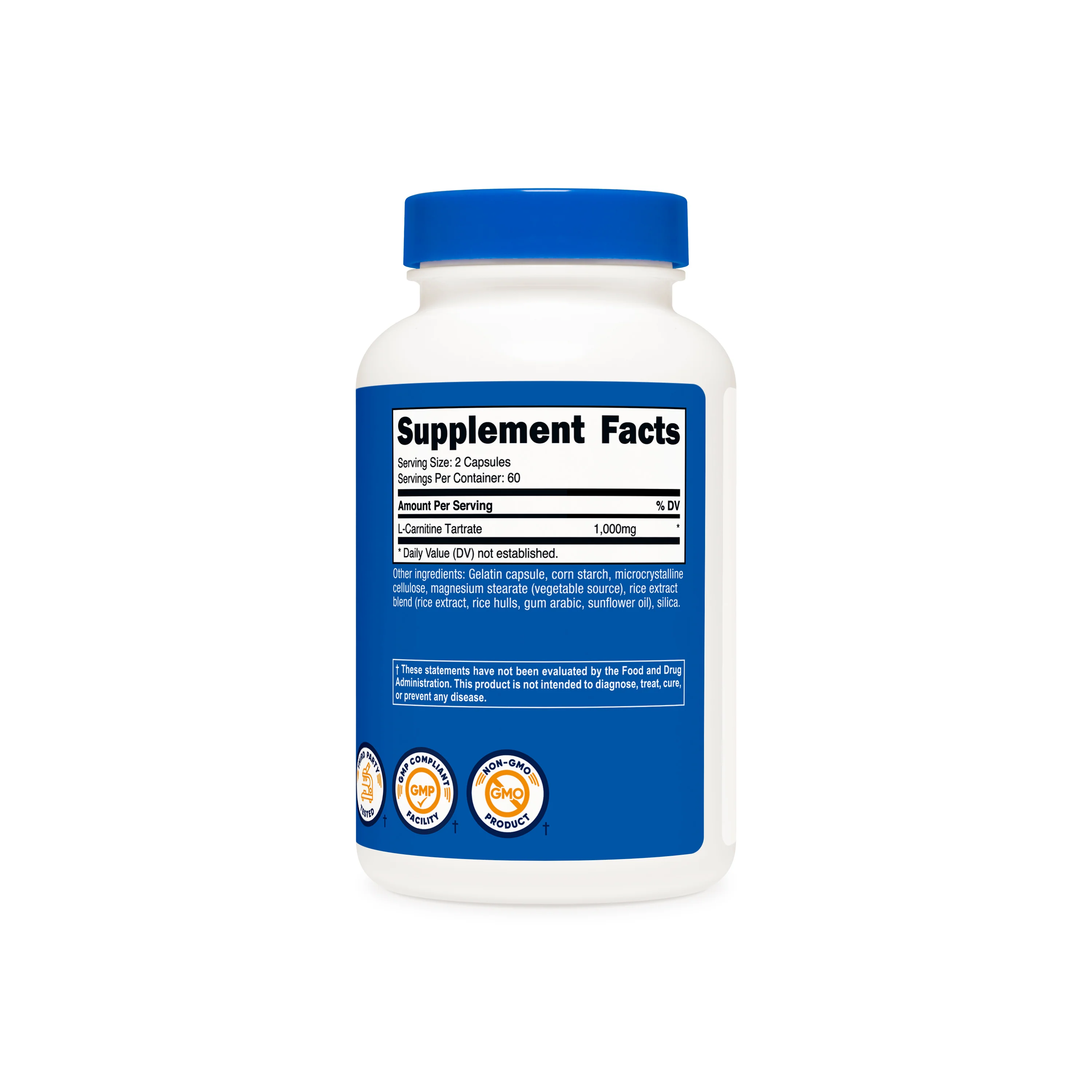 Nutricost L-Carnitine Tartrate Capsules - Image 2