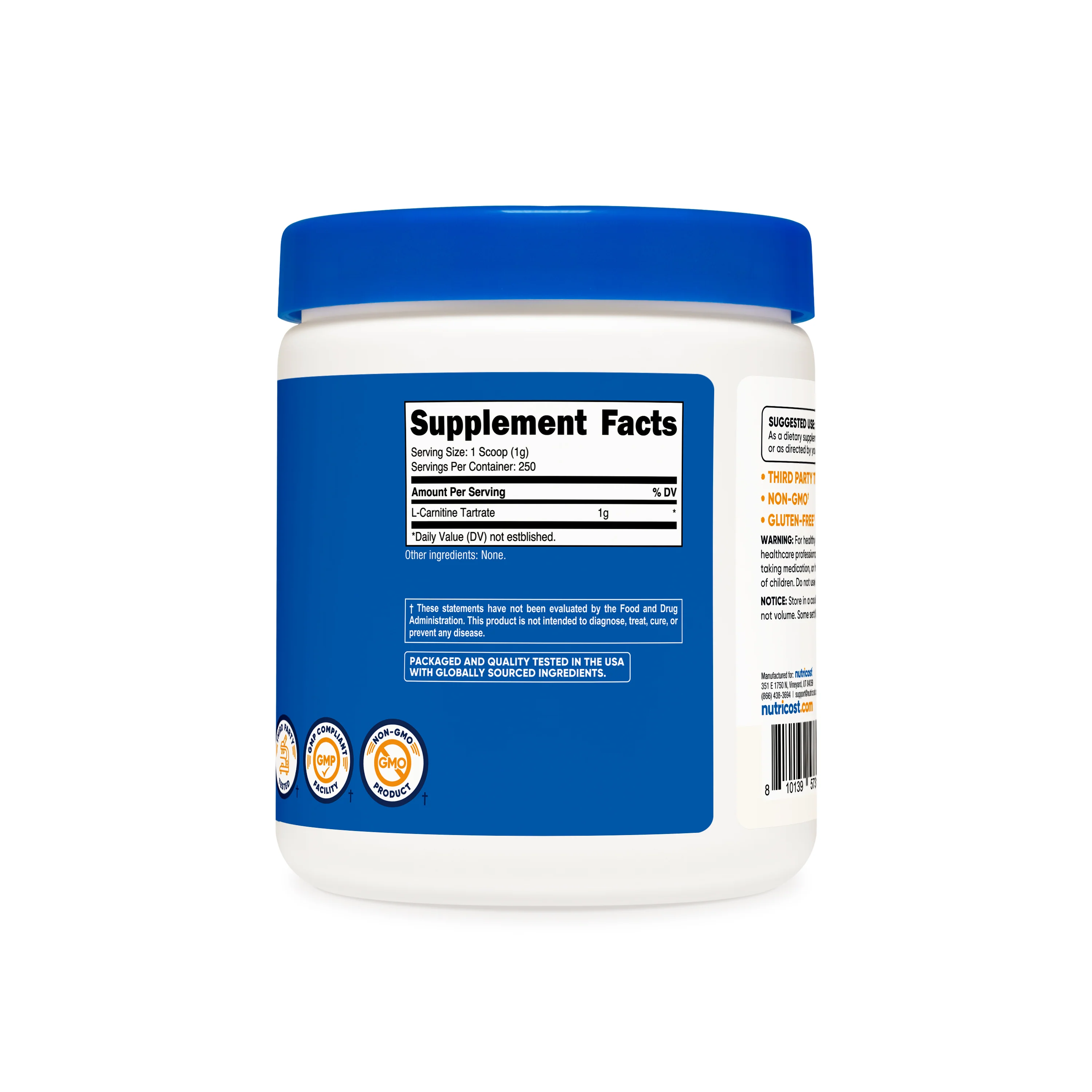 Nutricost L-Carnitine Tartrate Powder - Image 5