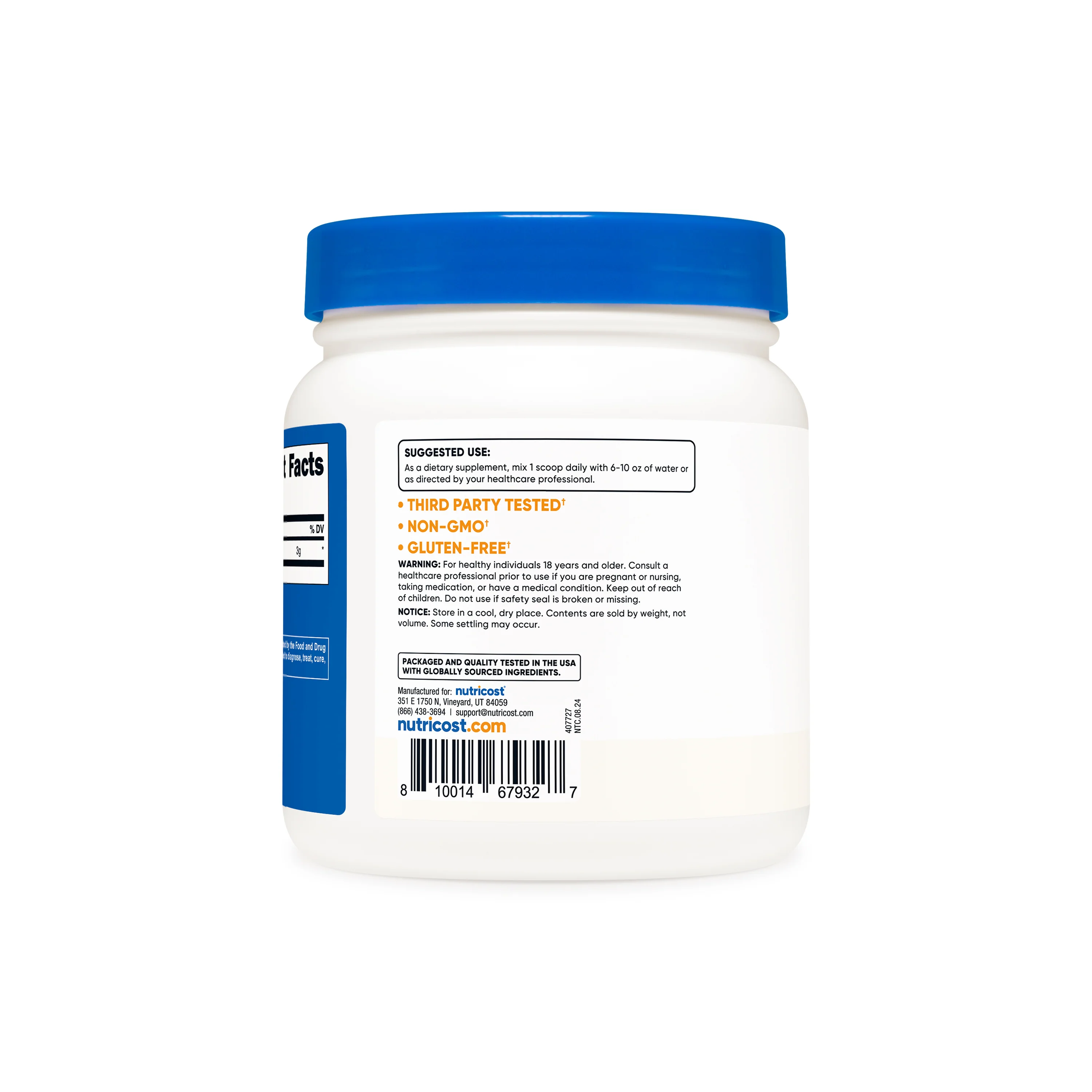 Nutricost L-Citrulline (Base) Powder - Image 6