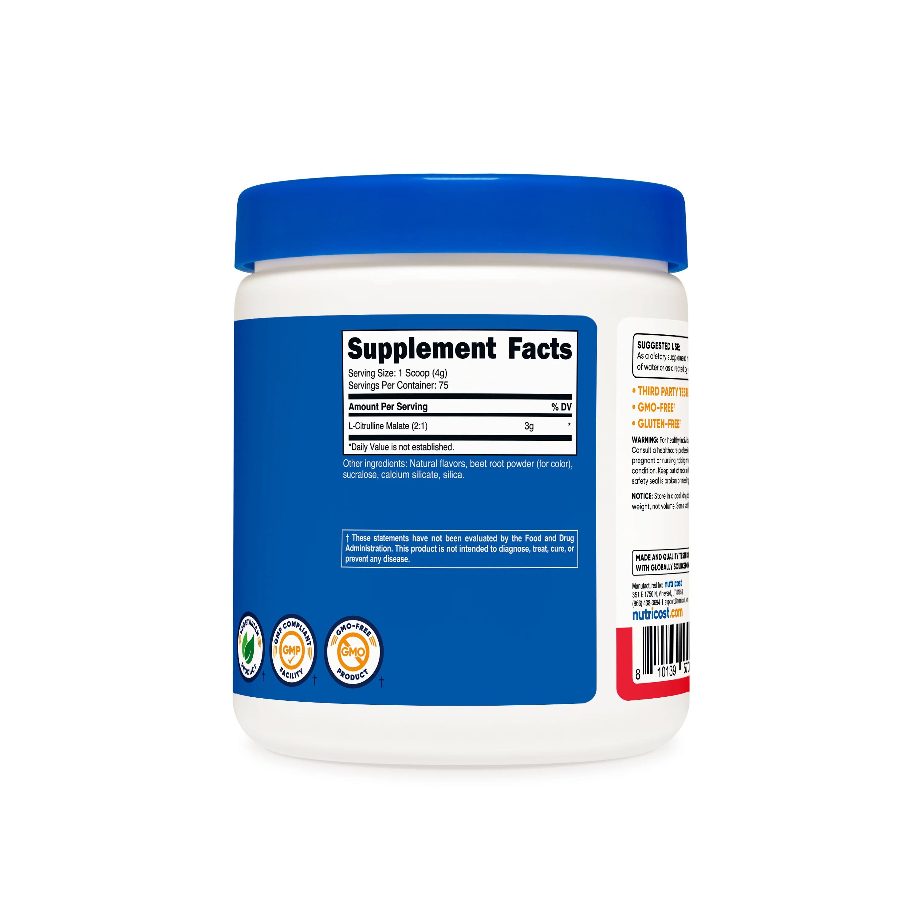 Nutricost L-Citrulline Malate (2:1) Flavored Powder - Image 11