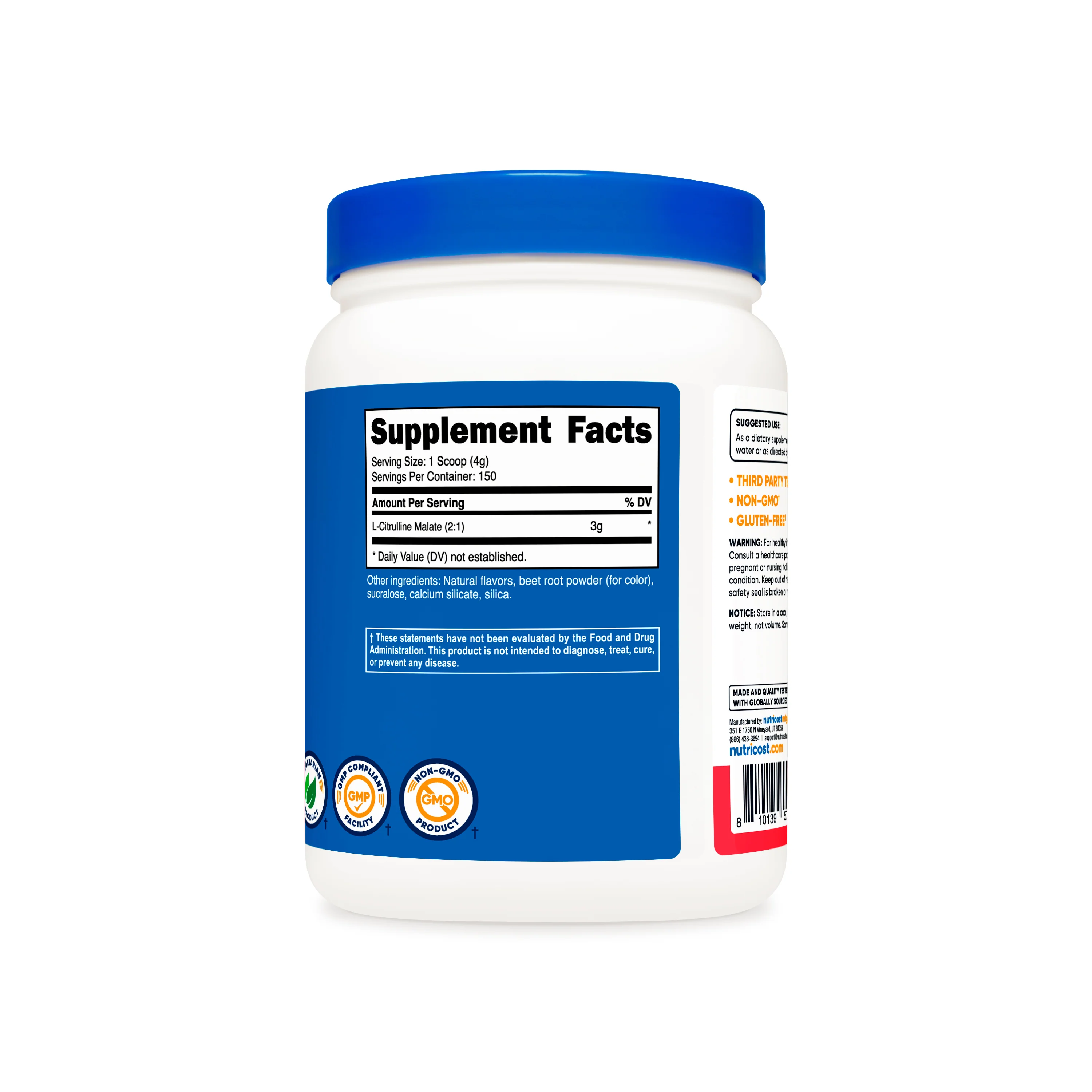 Nutricost L-Citrulline Malate (2:1) Flavored Powder - Image 9