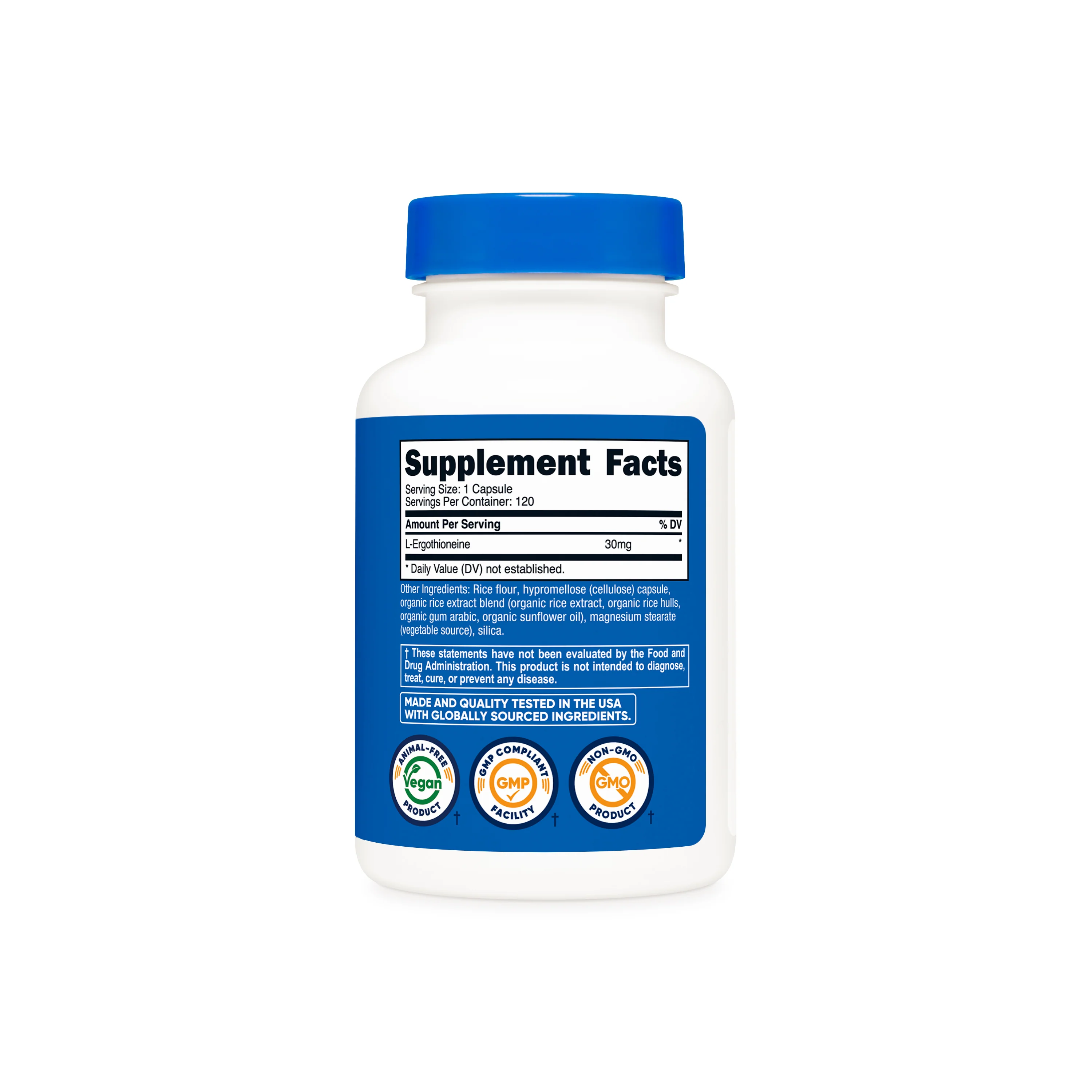 Nutricost L-Ergothioneine Supplement - Image 2