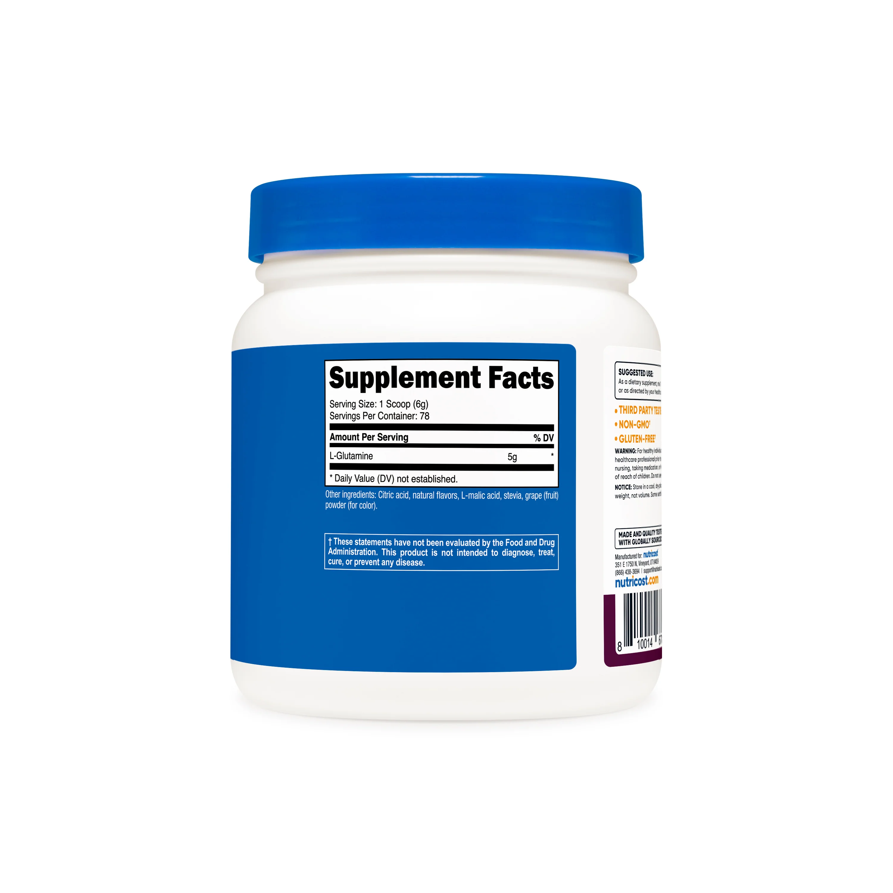 Nutricost L-Glutamine Powder - Image 23