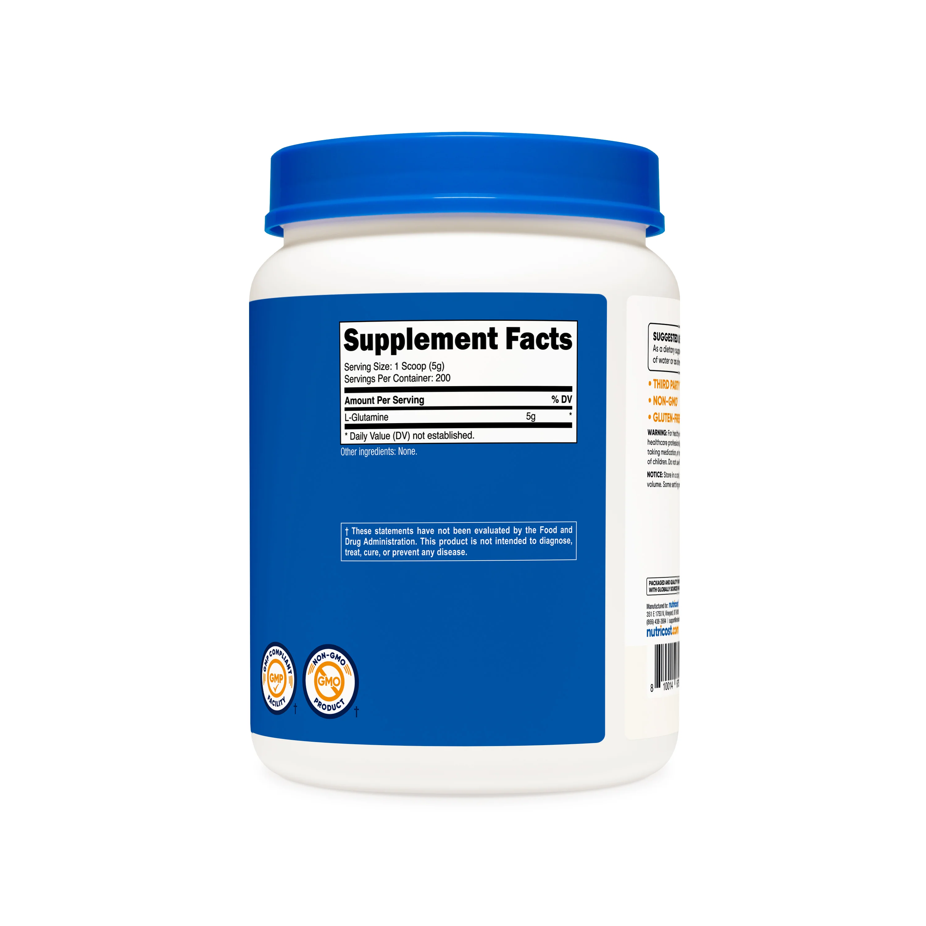 Nutricost L-Glutamine Powder - Image 5