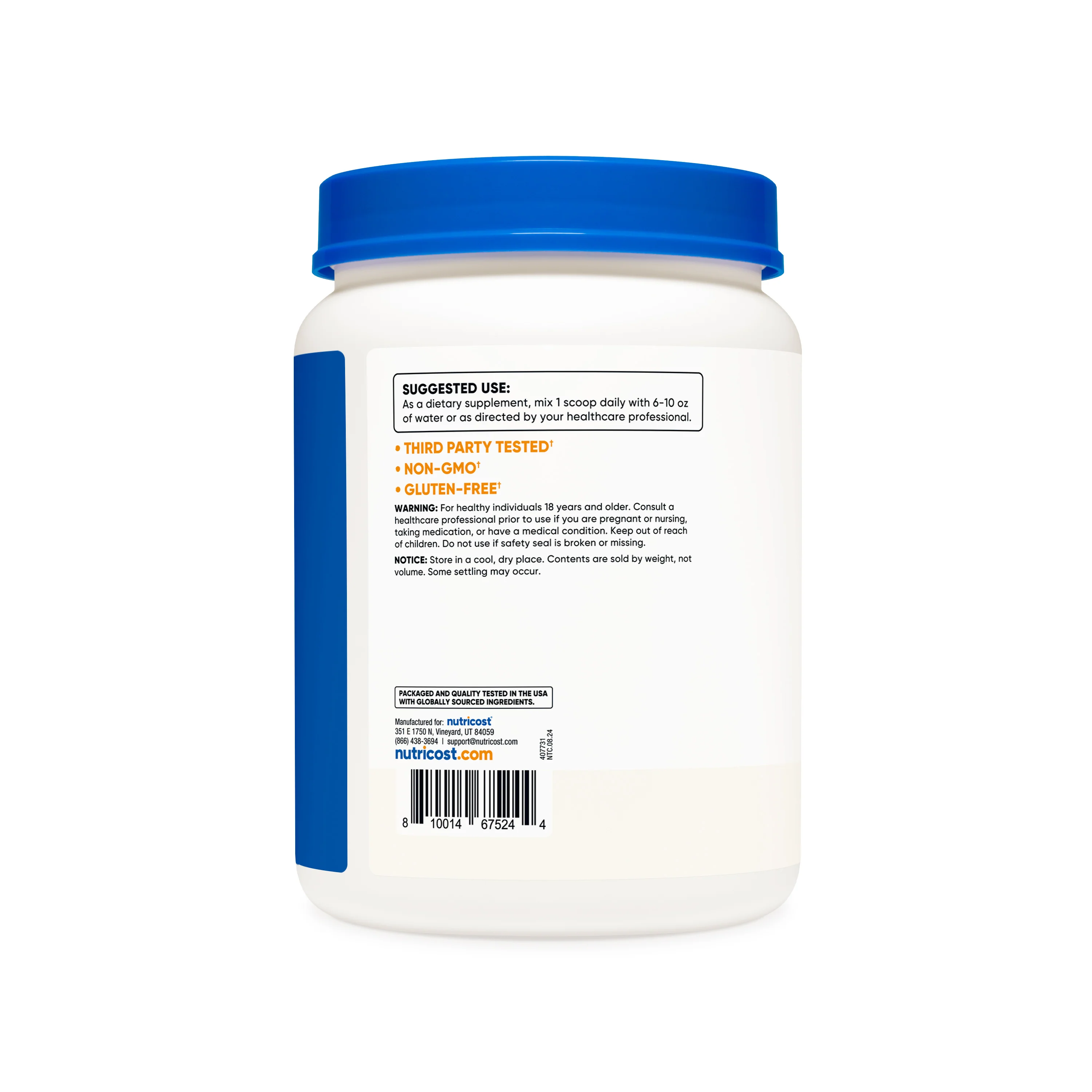 Nutricost L-Glutamine Powder - Image 6