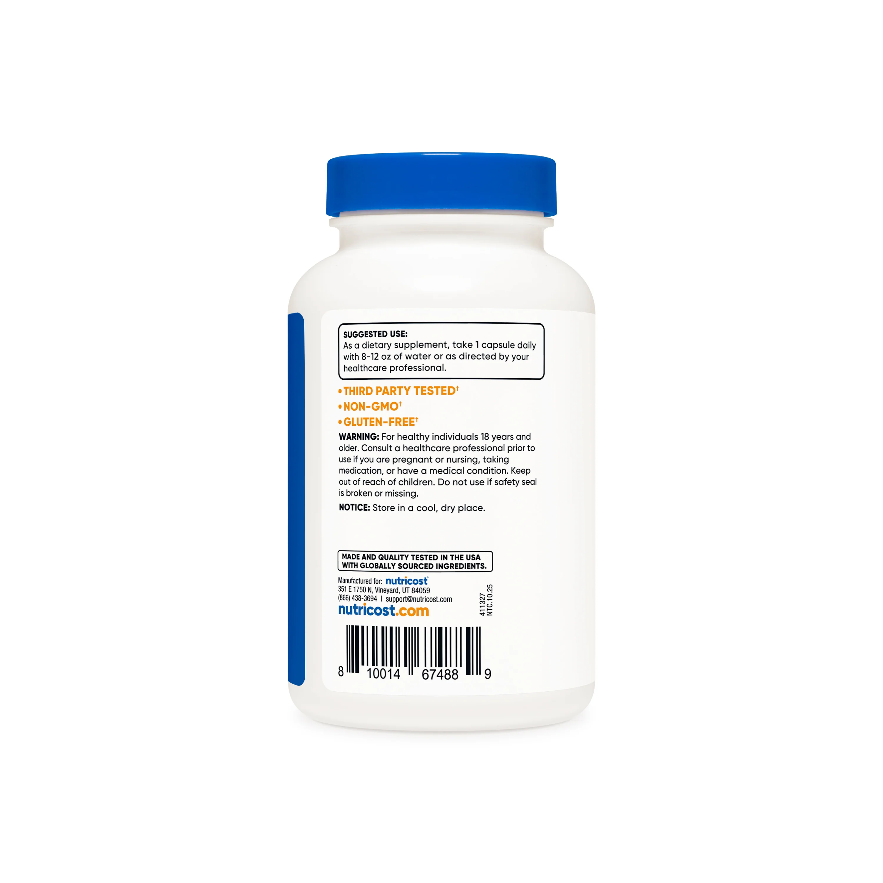 Nutricost L-Glycine Capsules - Image 3