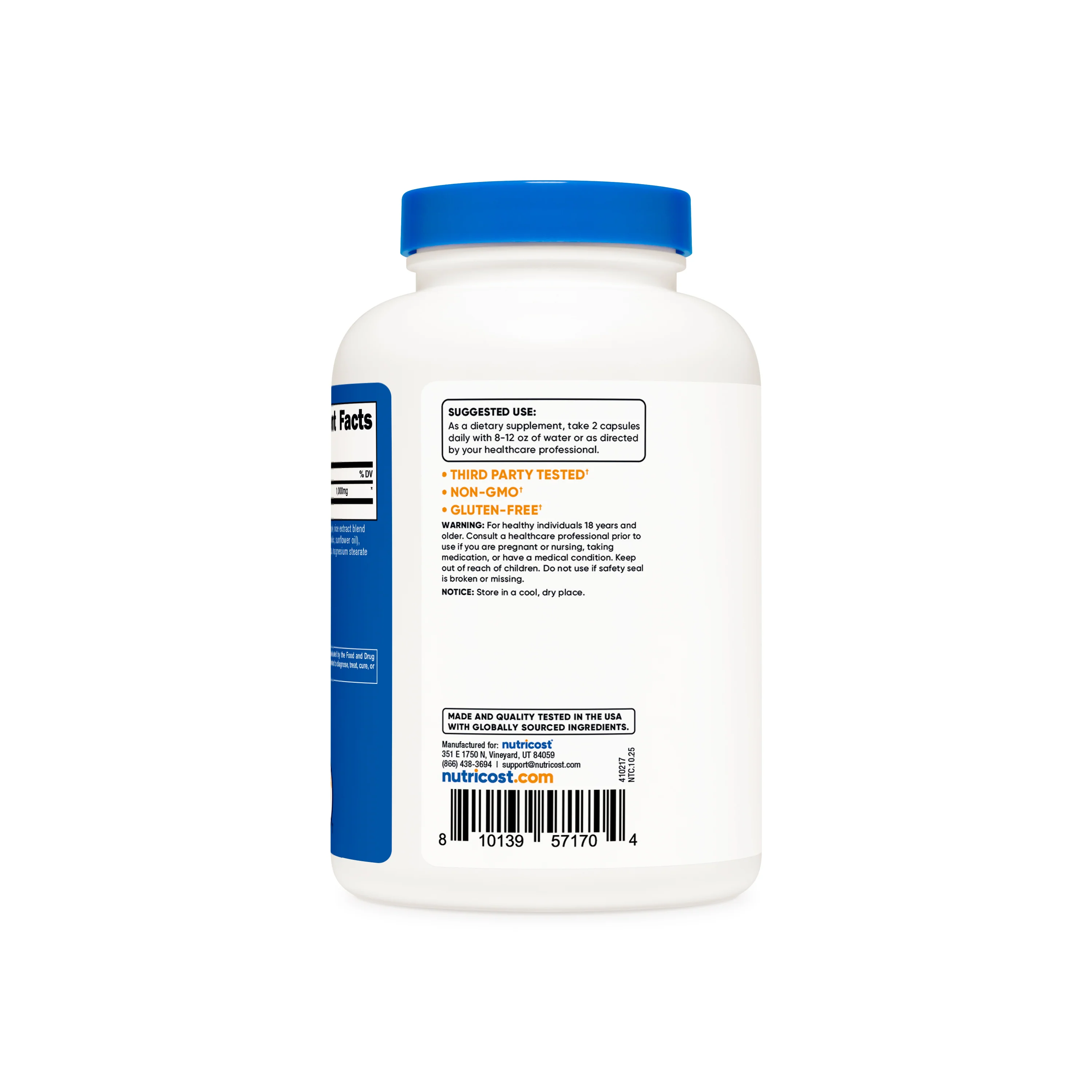 Nutricost L-Lysine Capsules - Image 3