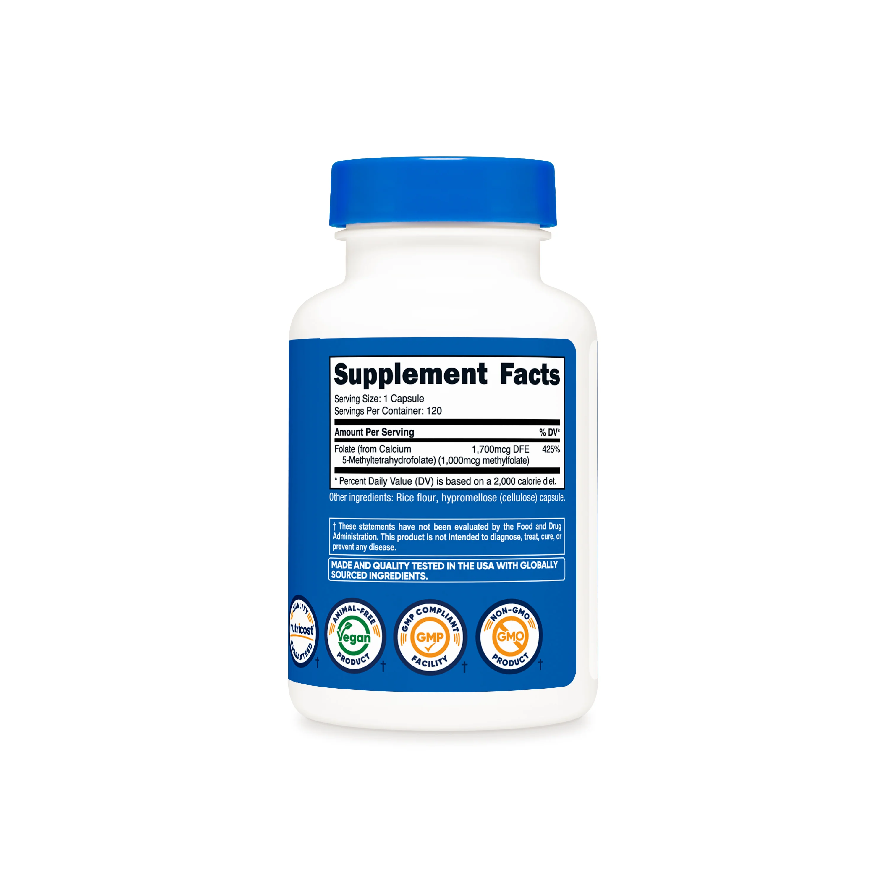 Nutricost L-Methylfolate - Image 2