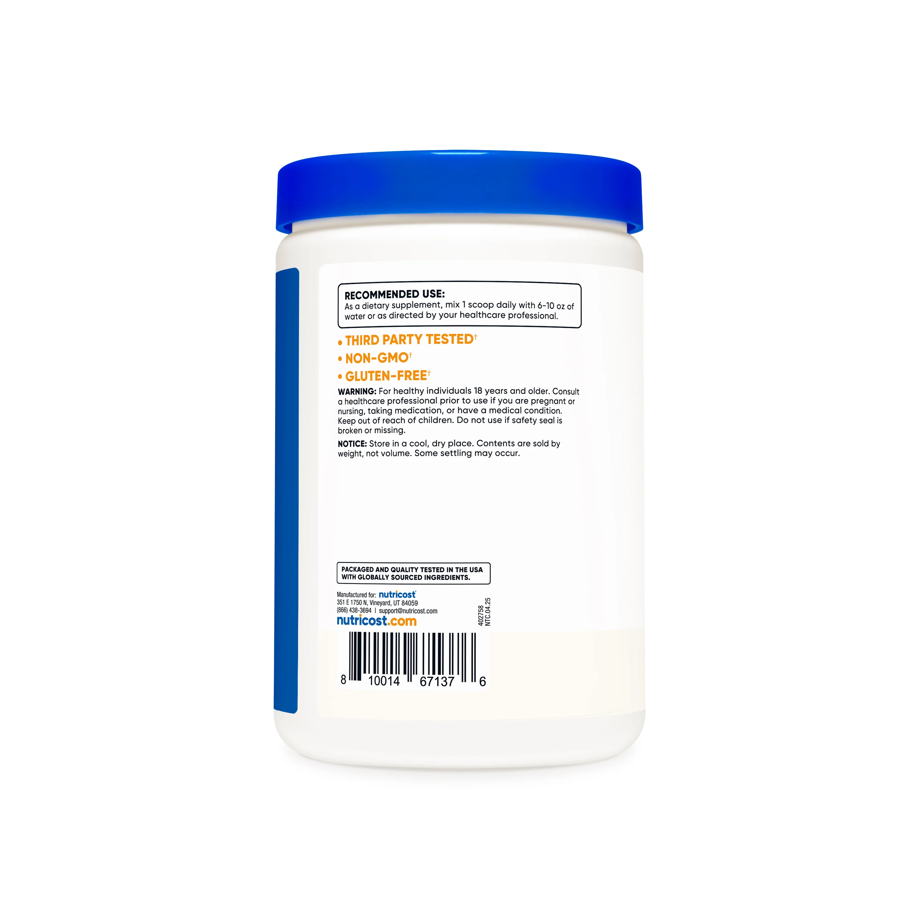 Nutricost L-Proline Powder - Image 3