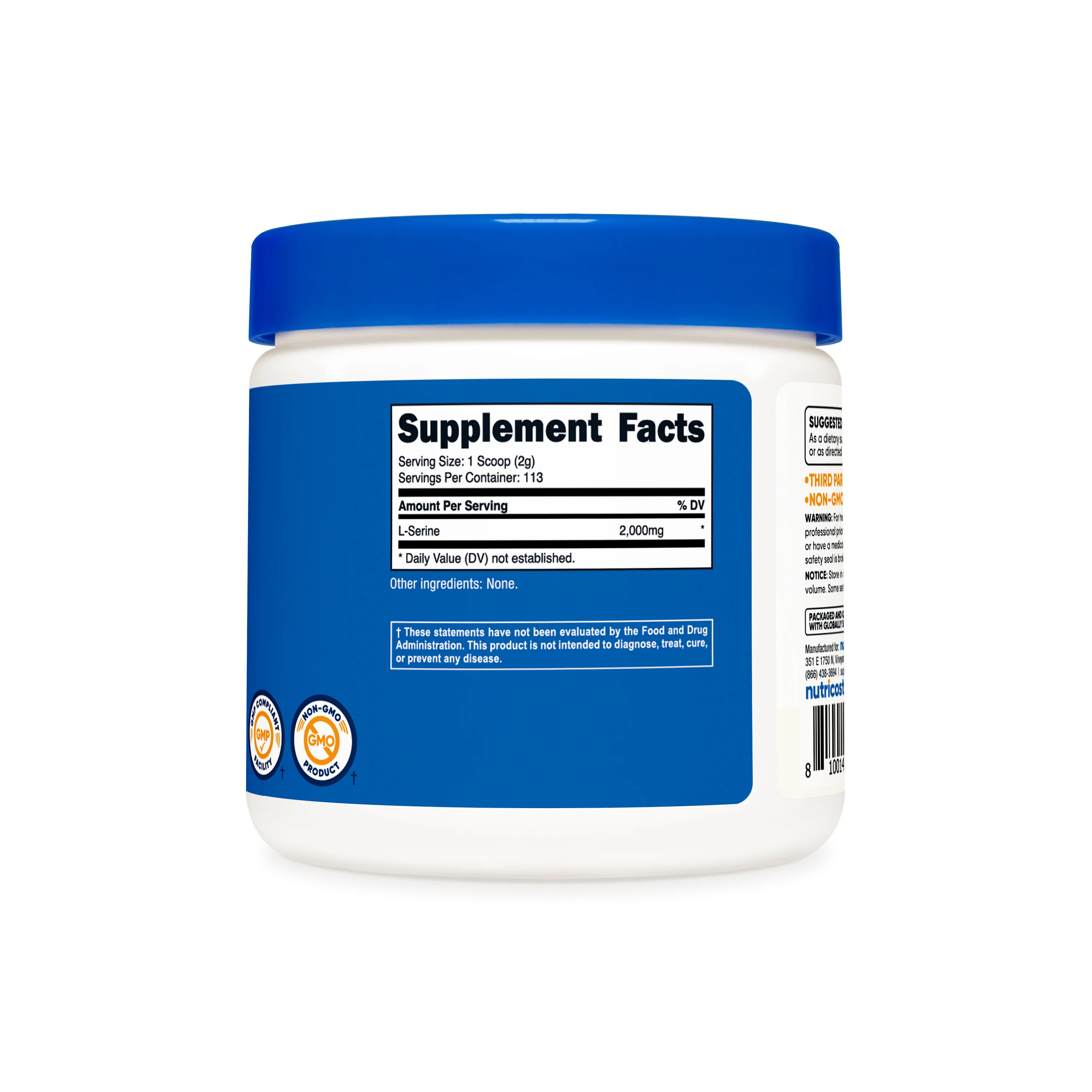 Nutricost L-Serine Powder - Image 2