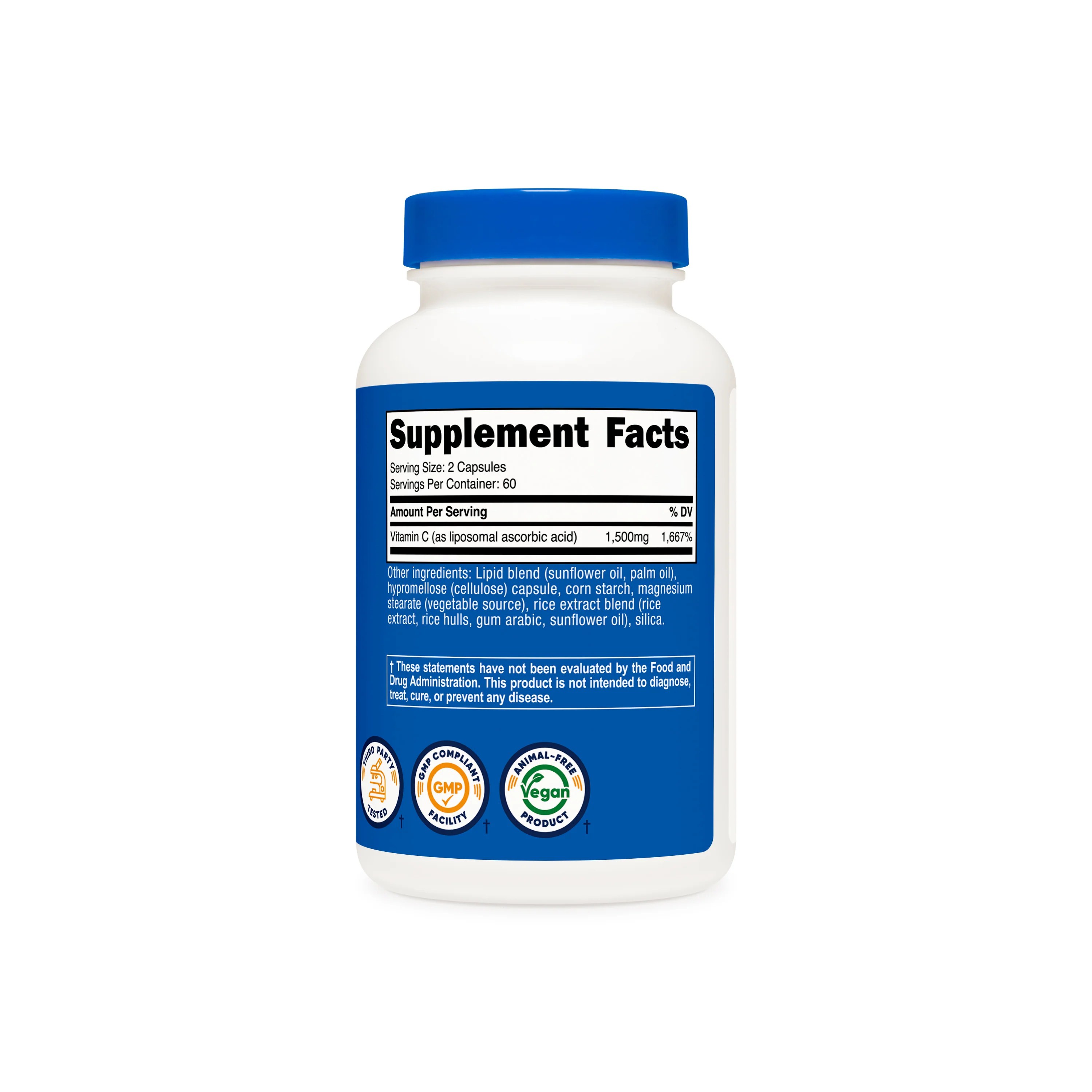 Nutricost Liposomal Vitamin C Capsules - Image 2