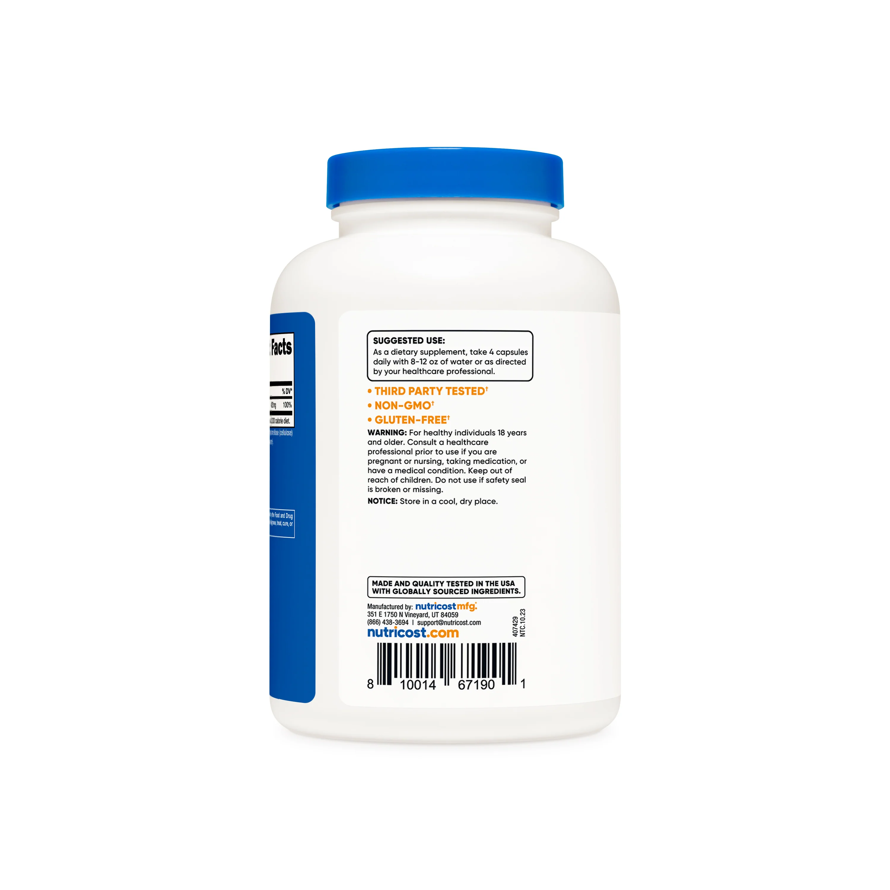 Nutricost Magnesium Citrate Capsules - Image 6