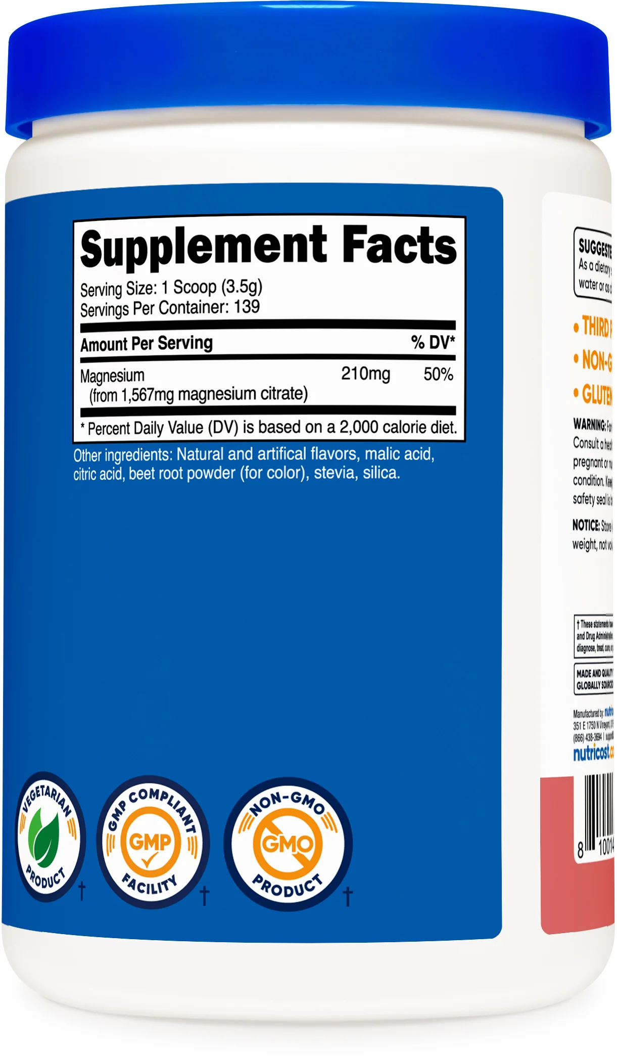 Nutricost Magnesium Citrate Powder - Image 24
