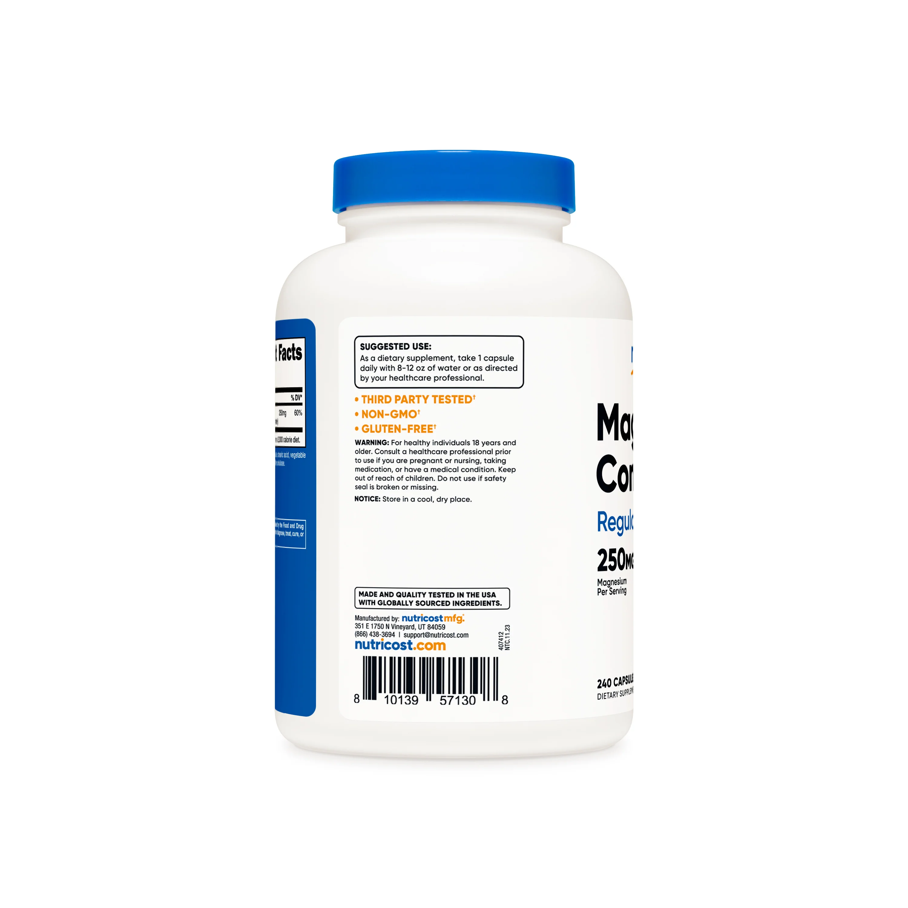 Nutricost Magnesium Complex Regular Strength - Image 3