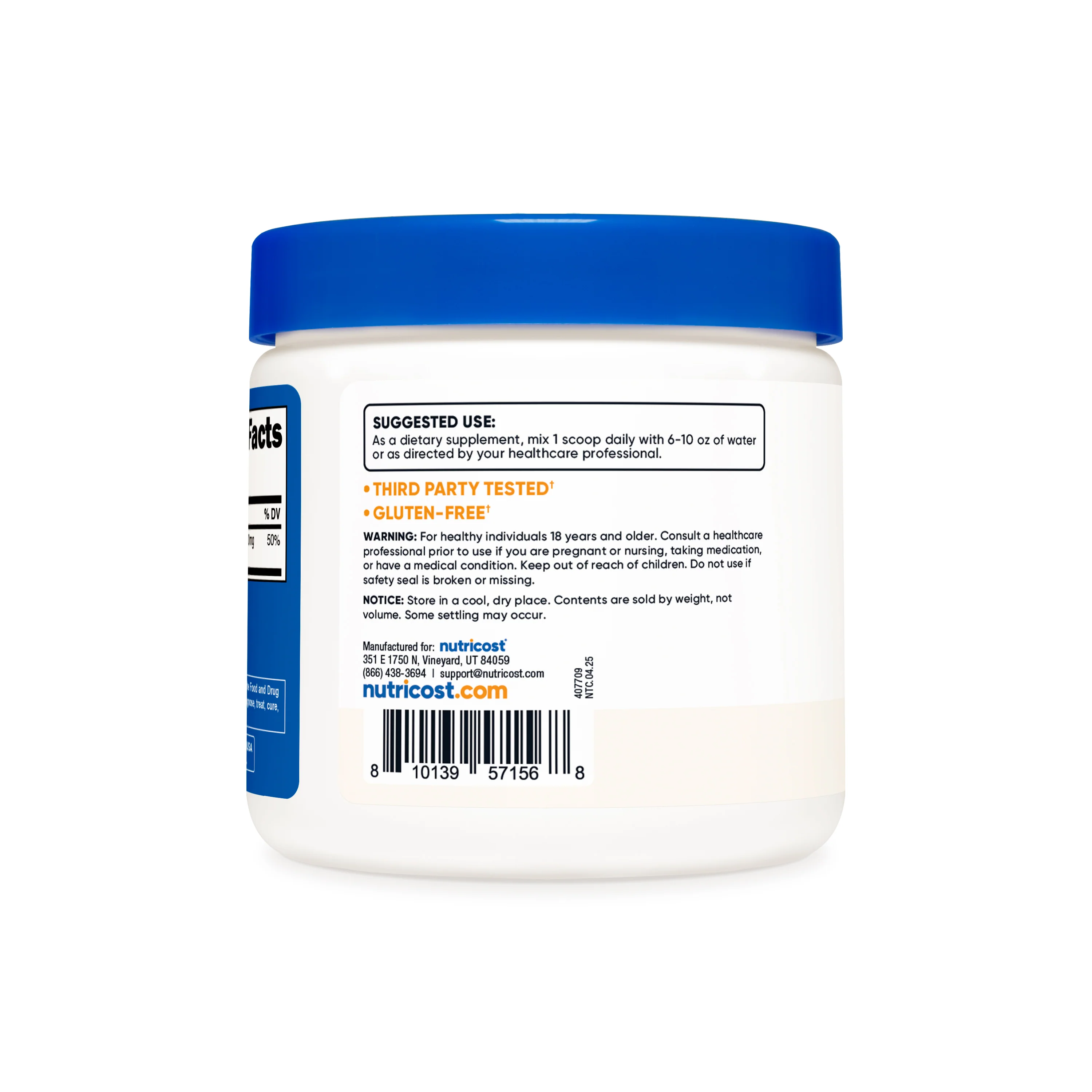 Nutricost Magnesium Glycinate Powder - Image 3