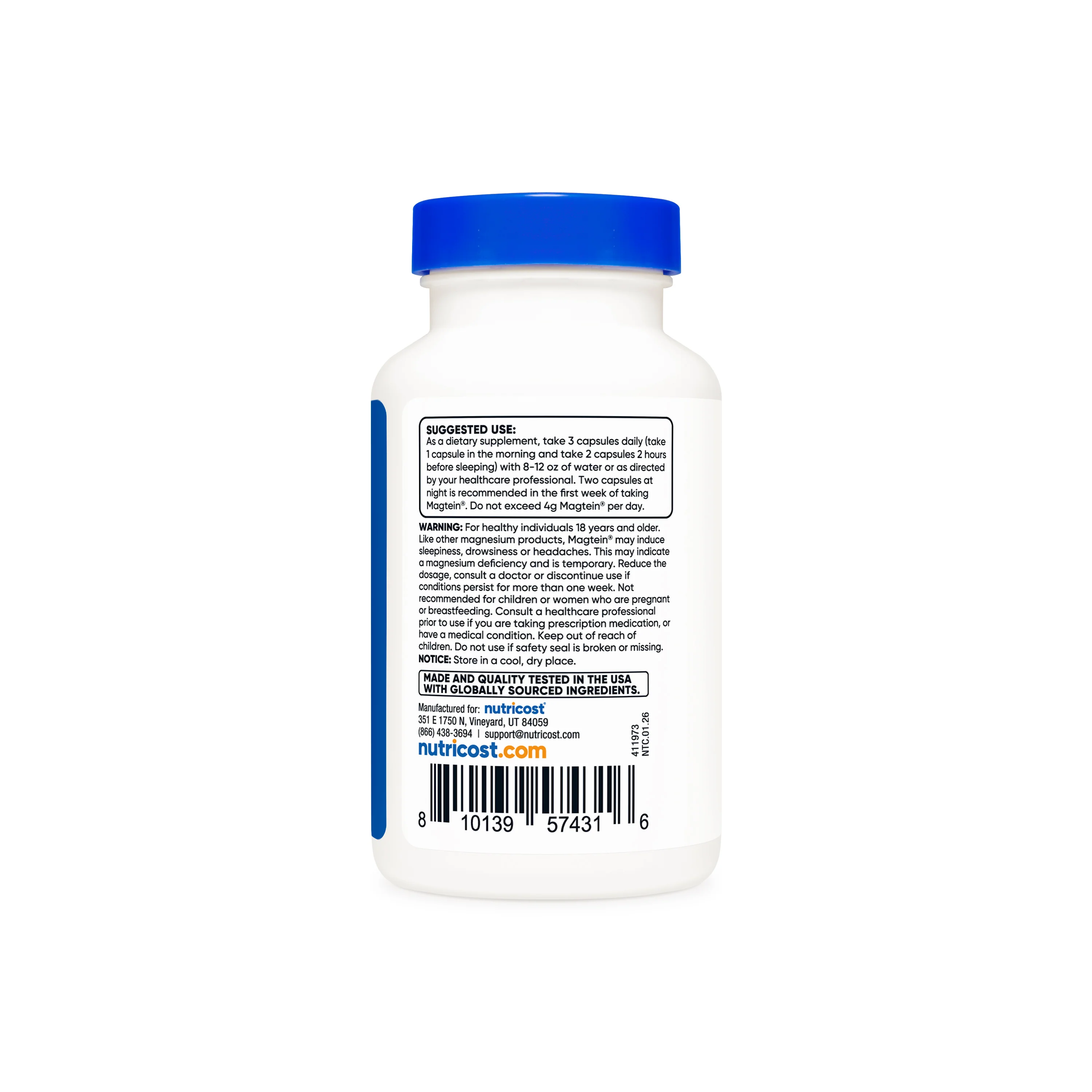 Nutricost Magnesium L-Threonate As Magtein® - Image 6
