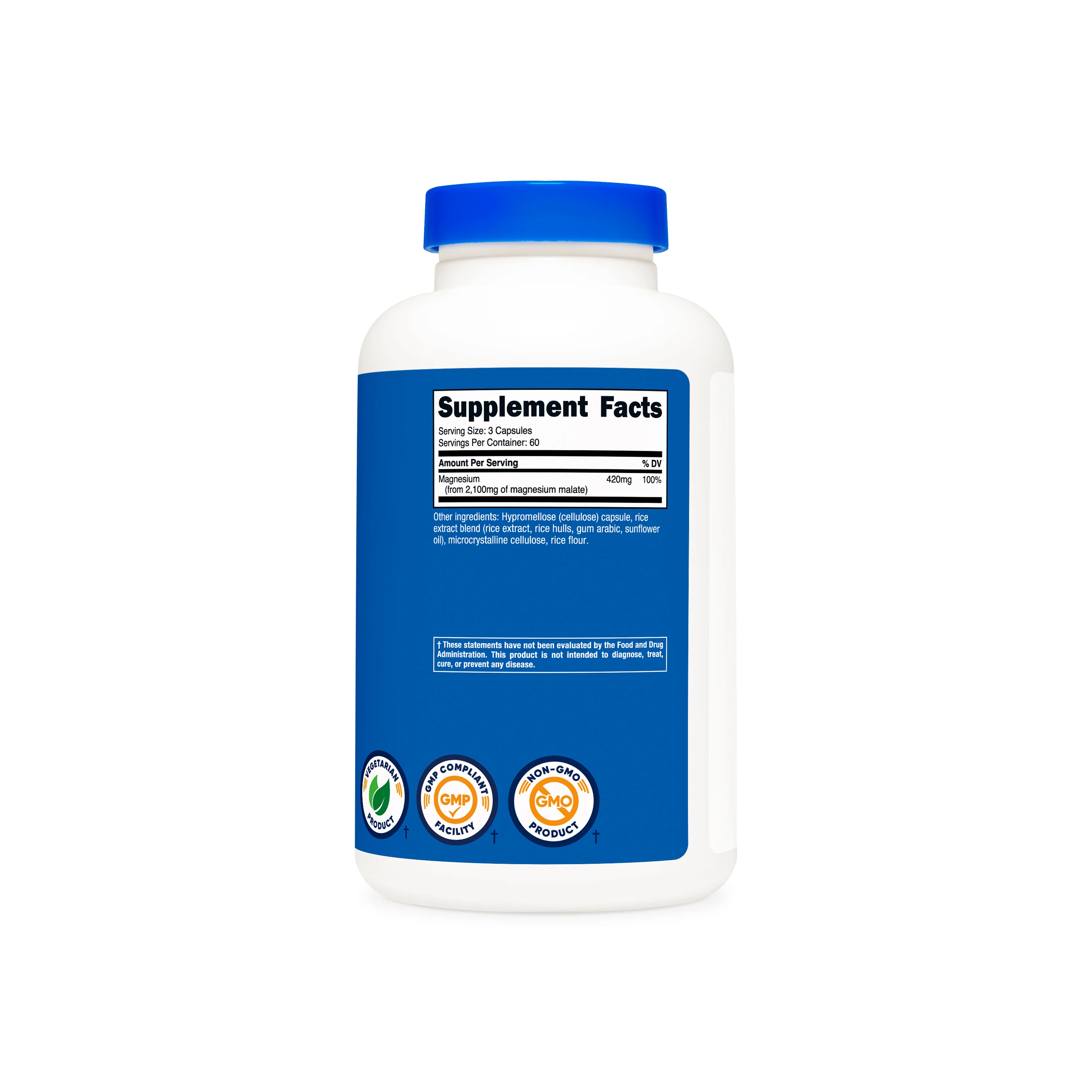Nutricost Magnesium Malate Capsules - Image 2