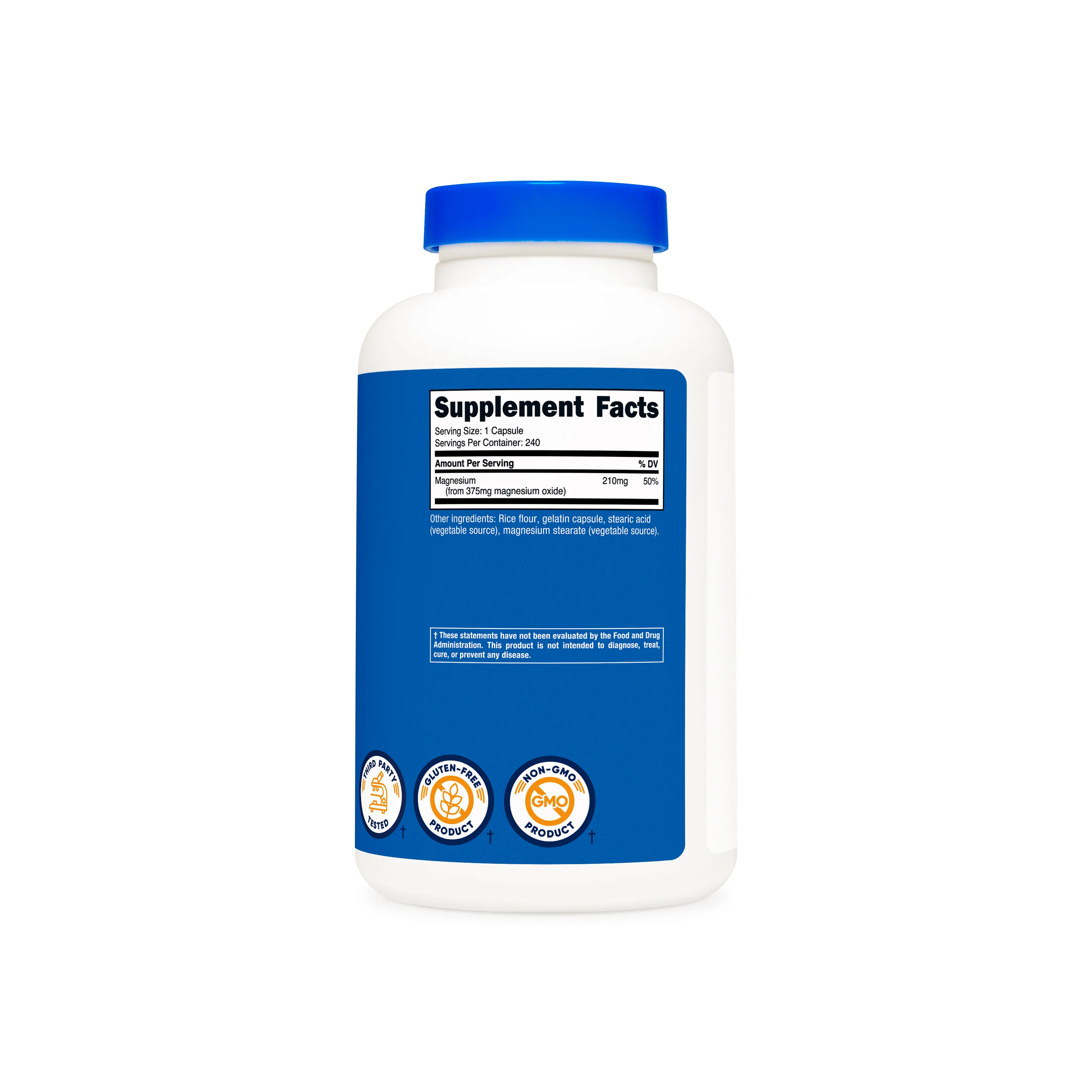 Nutricost Magnesium Oxide Capsules - Image 2