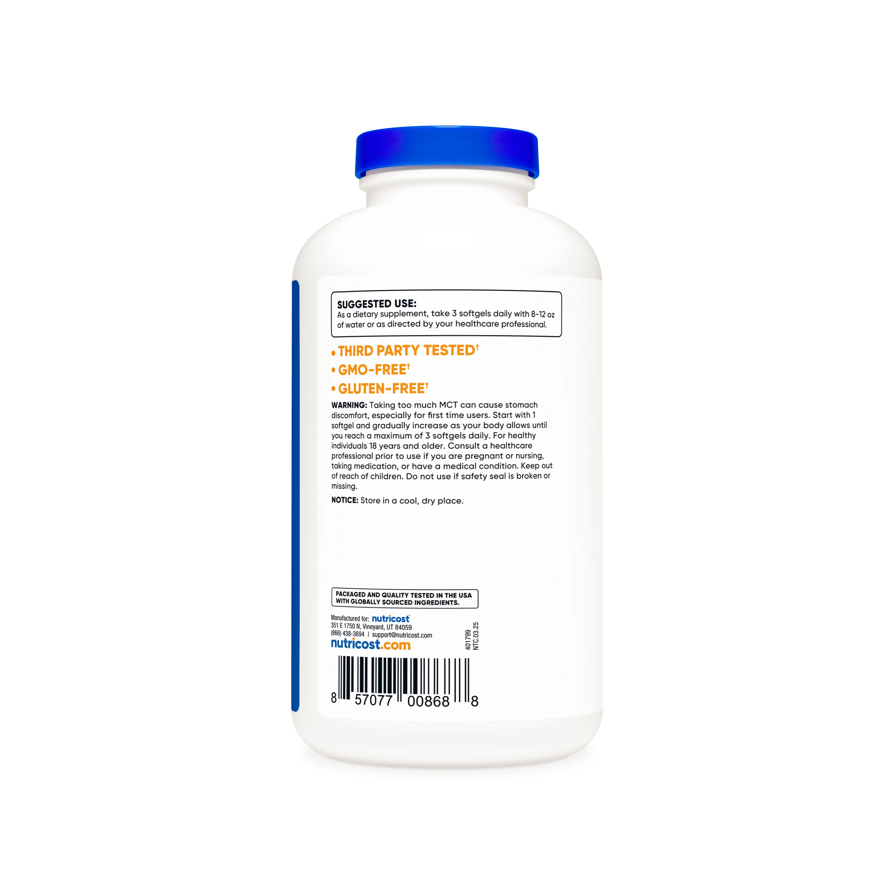 Nutricost MCT Oil Softgels - Image 6