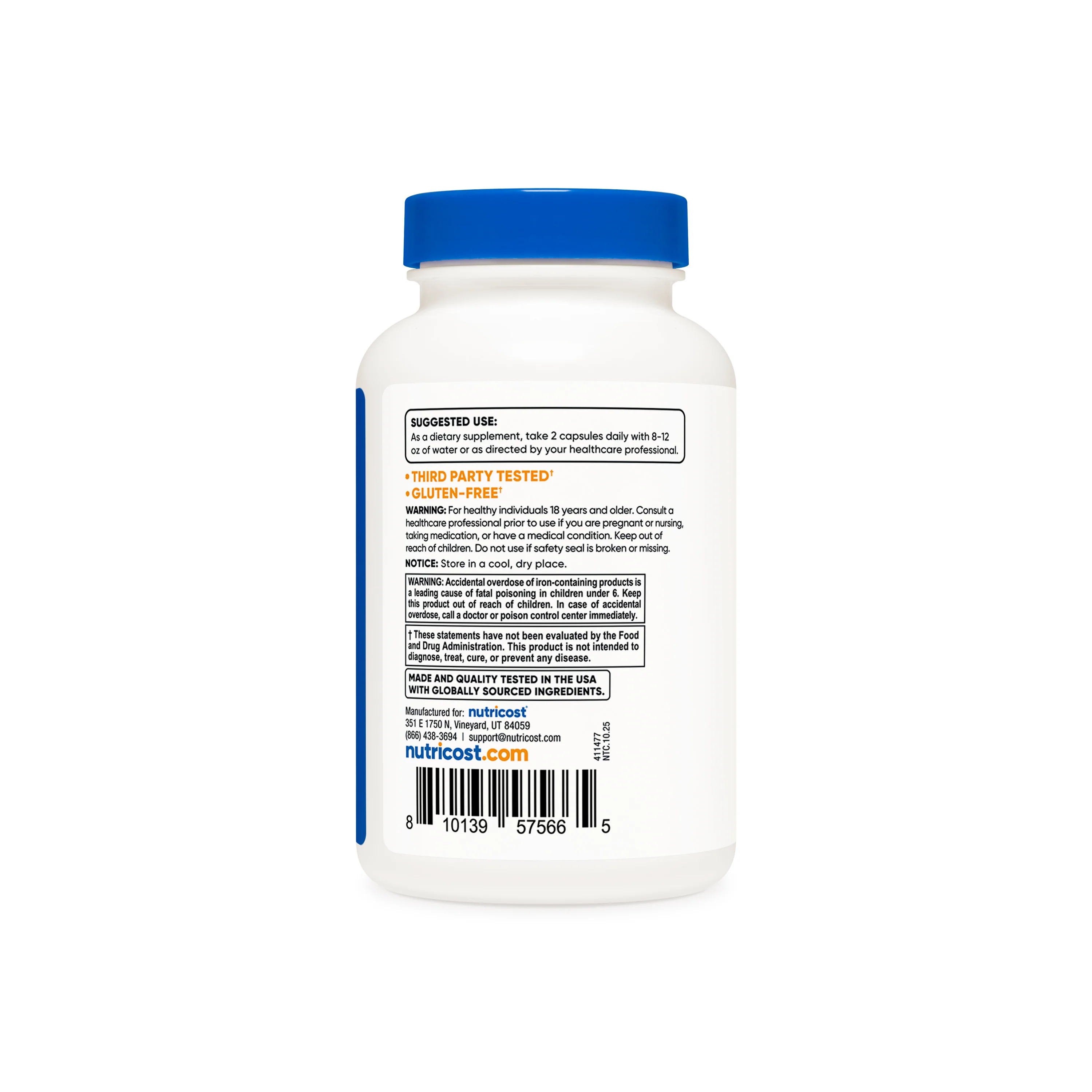 Nutricost Methylated Vitamin B Complex - Image 3