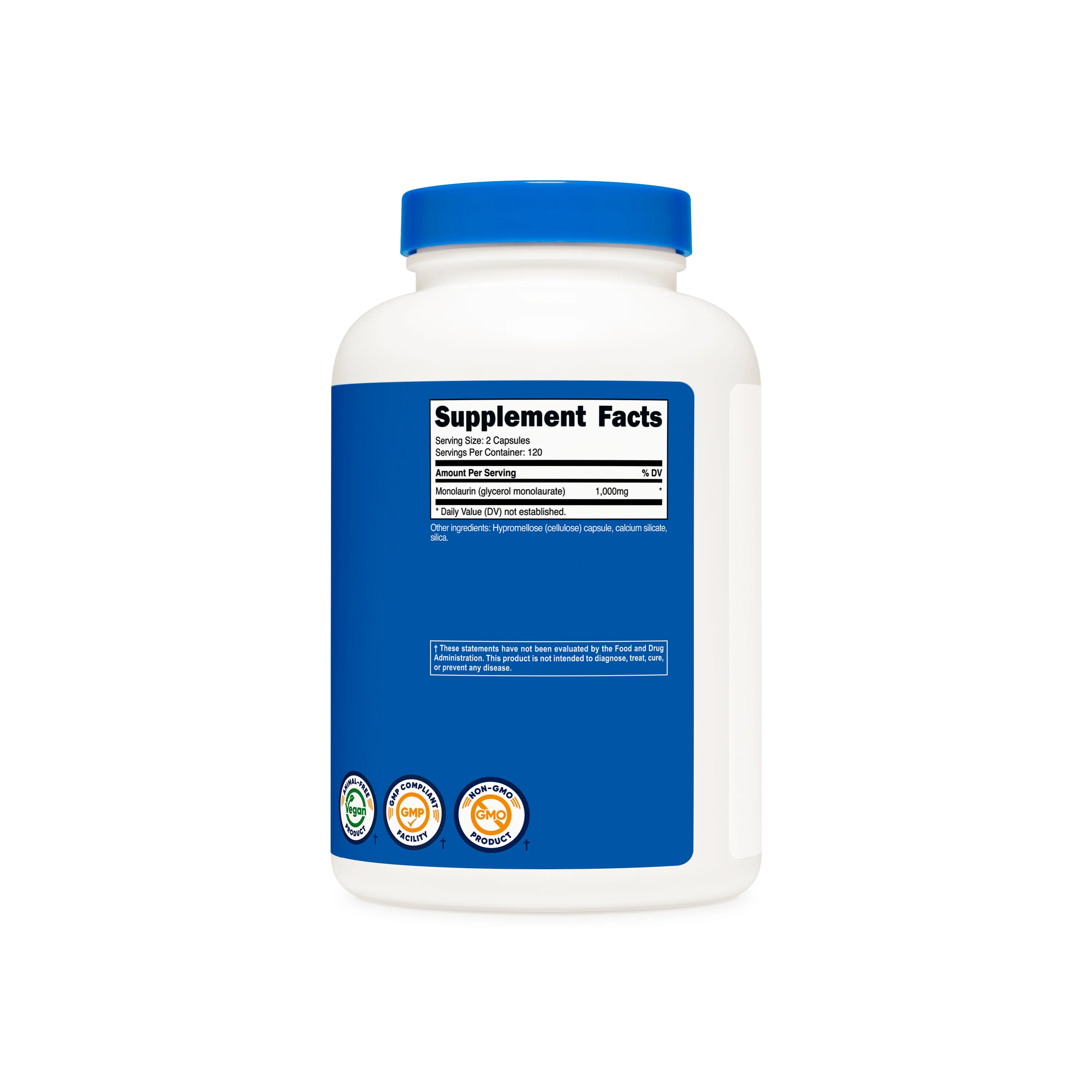 Nutricost Monolaurin Capsules - Image 2