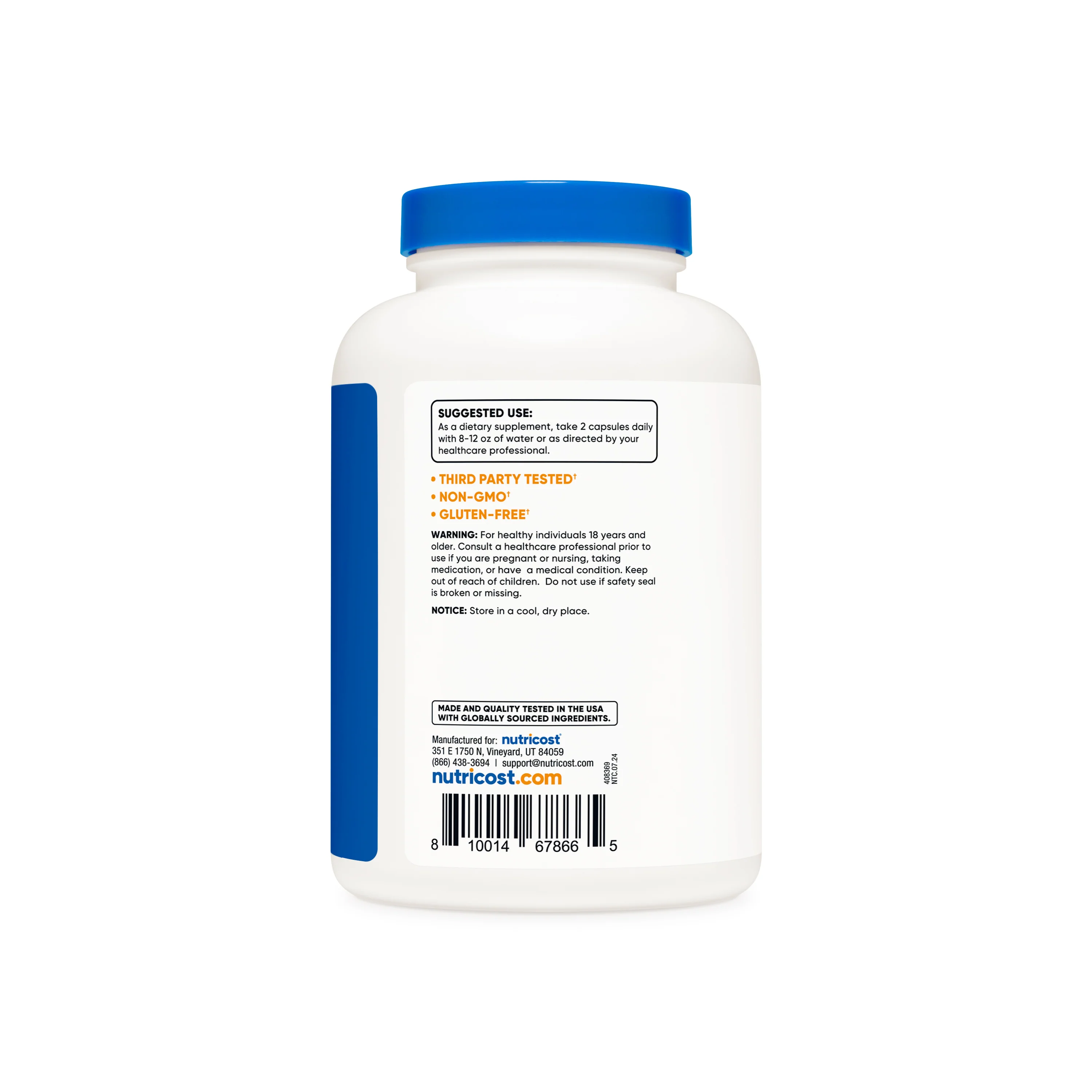Nutricost Monolaurin Capsules - Image 3
