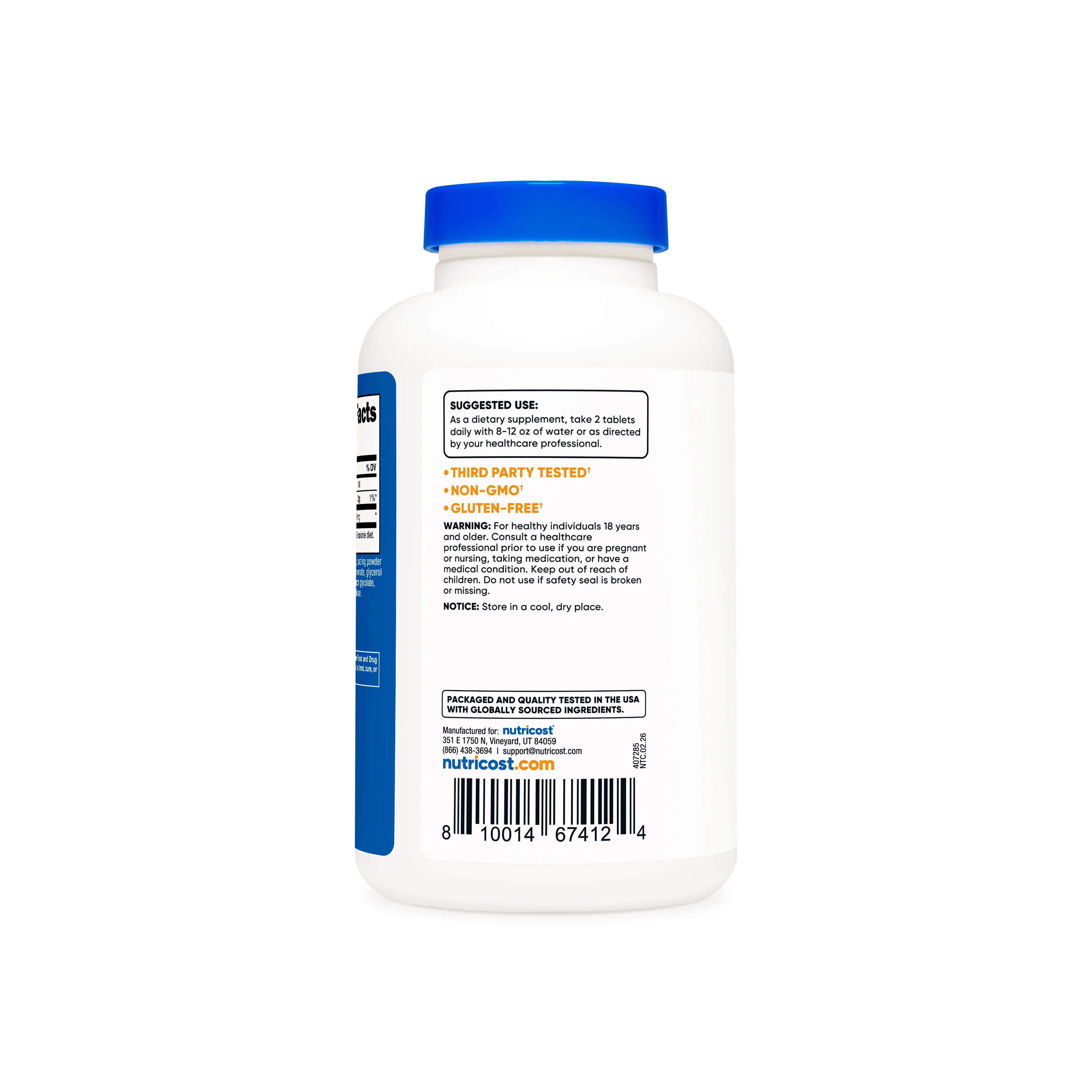 Nutricost MSM Tablets - Image 3