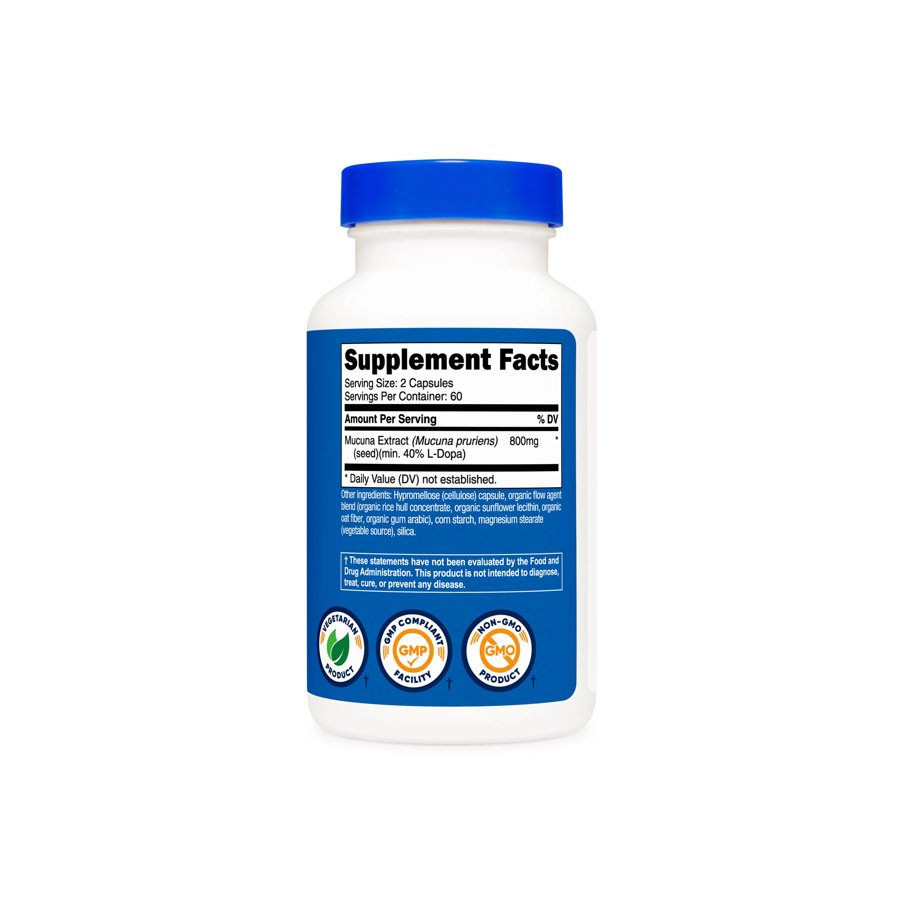 Nutricost Mucuna Pruriens Capsules - Image 2