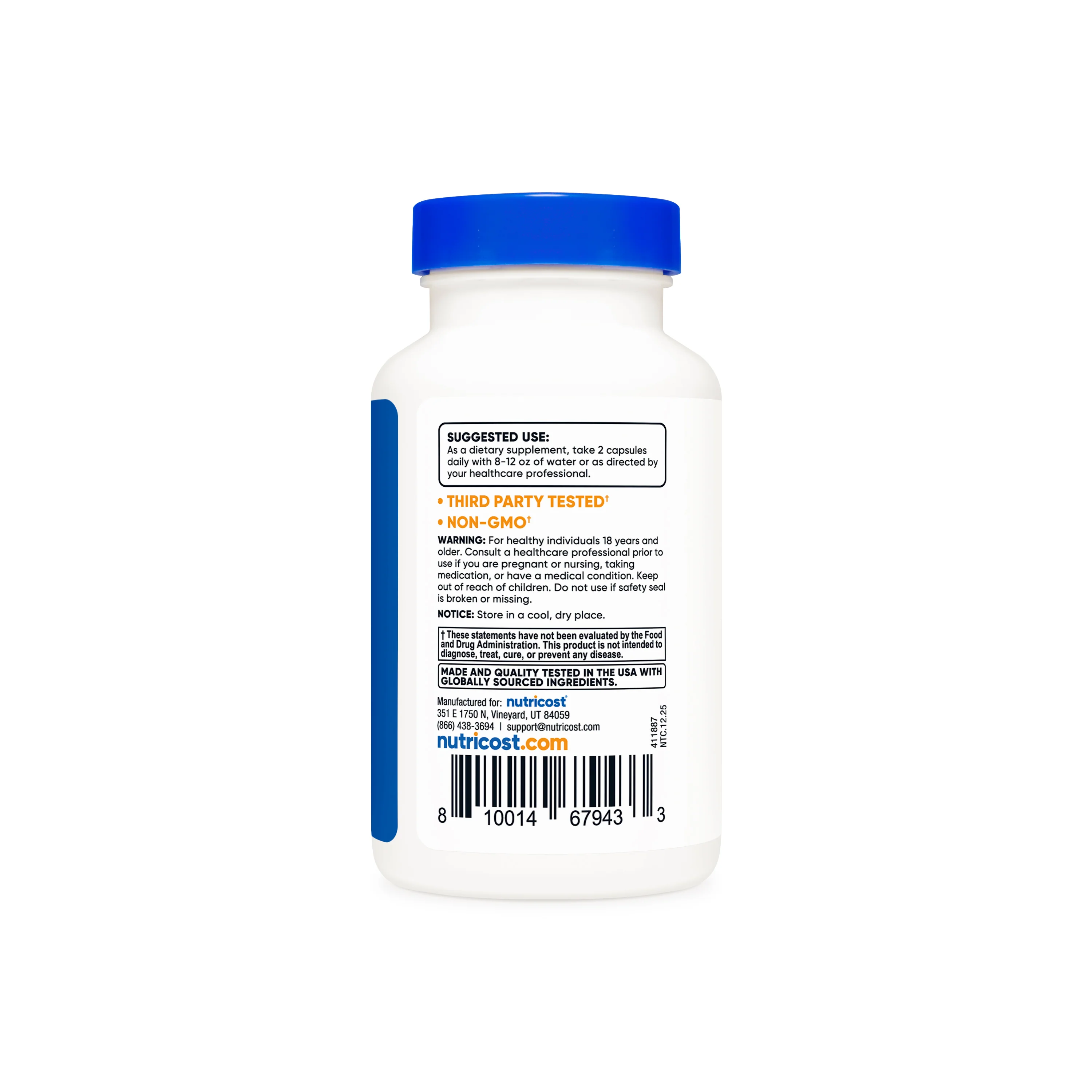 Nutricost Multivitamin For Men Capsules - Image 3
