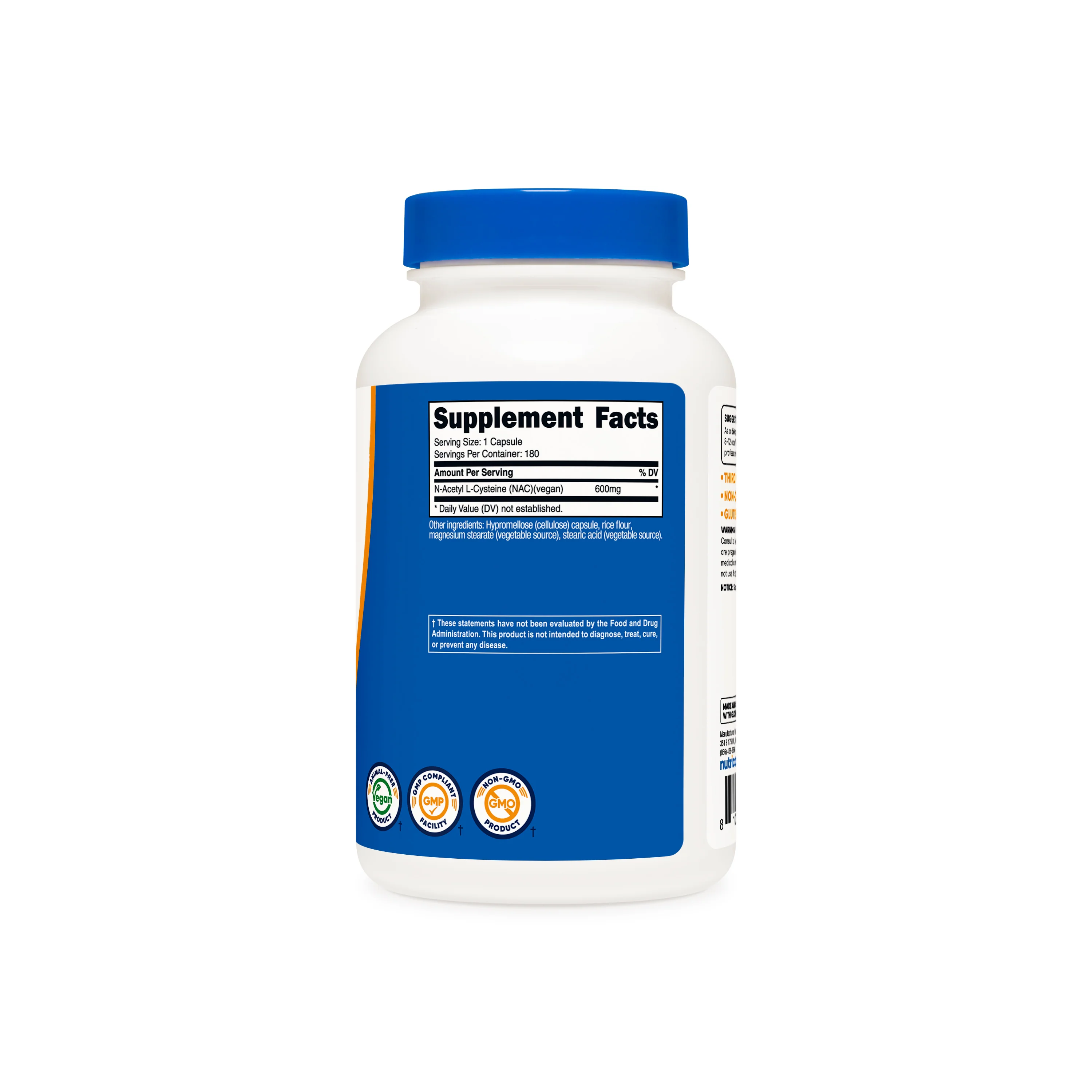 Nutricost N-Acetyl L-Cysteine (NAC) Capsules - Image 11