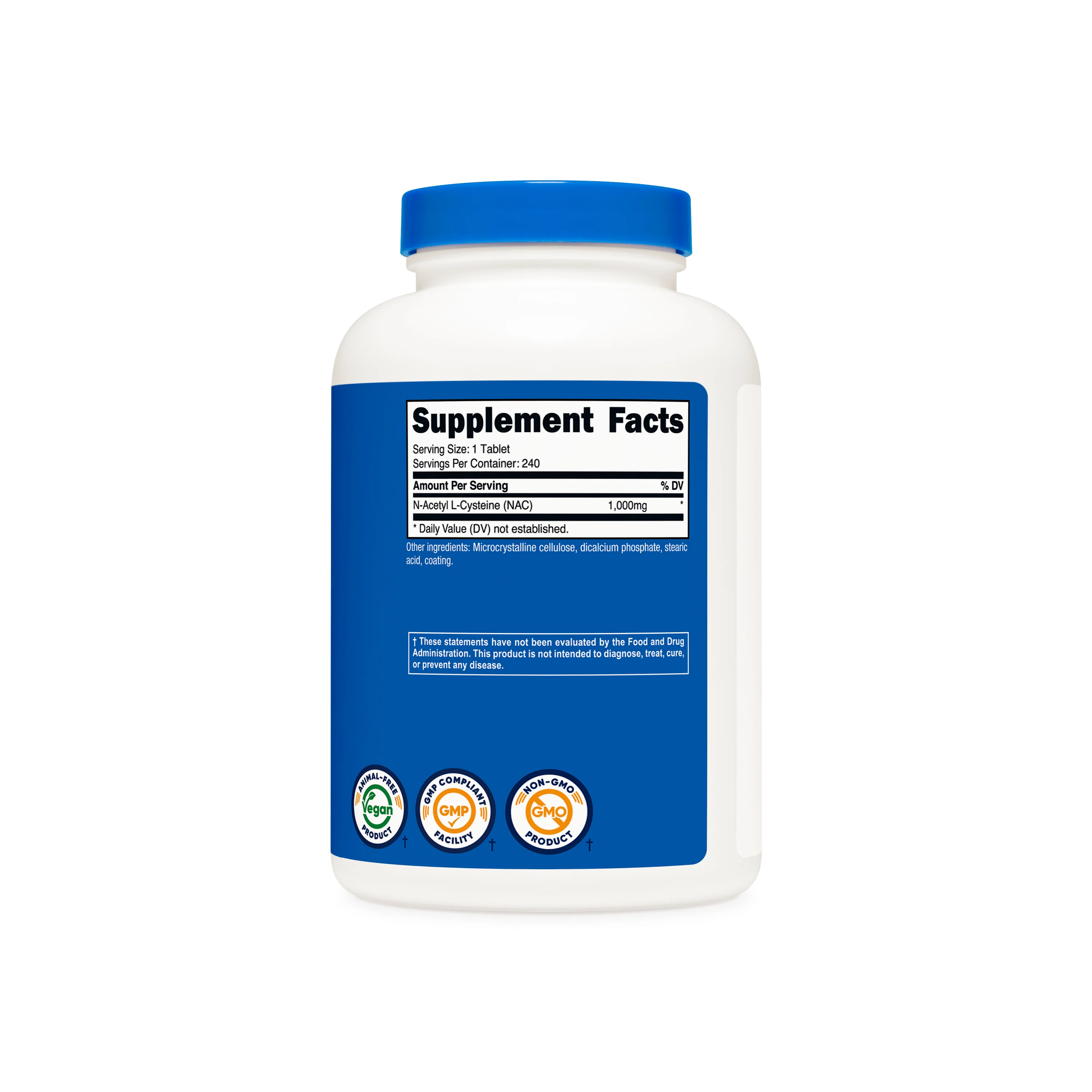 Nutricost N-Acetyl L-Cysteine (NAC) Tablets - Image 4