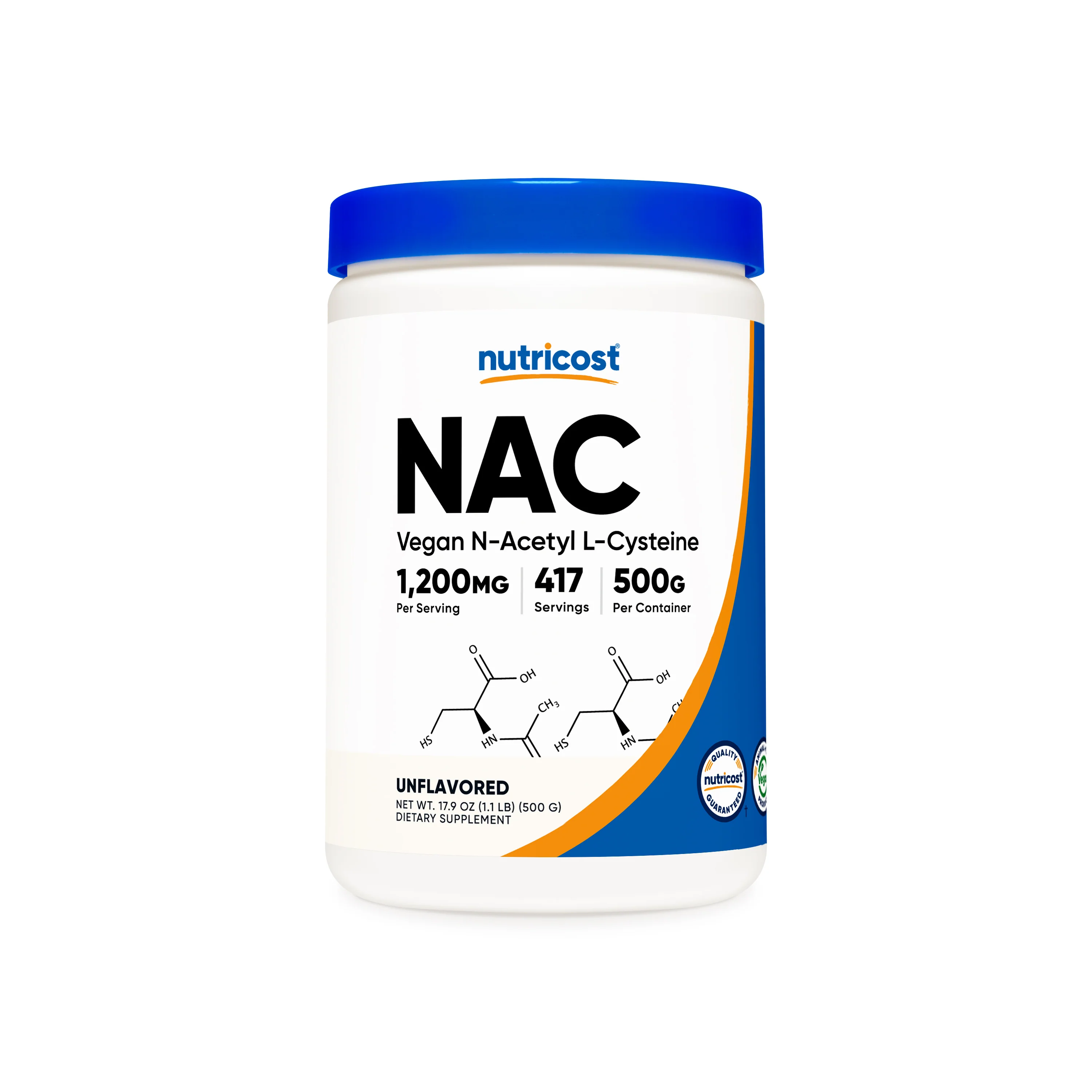 Nutricost N-Acetyl Cysteine (NAC) Vegetarian Powder - Image 4