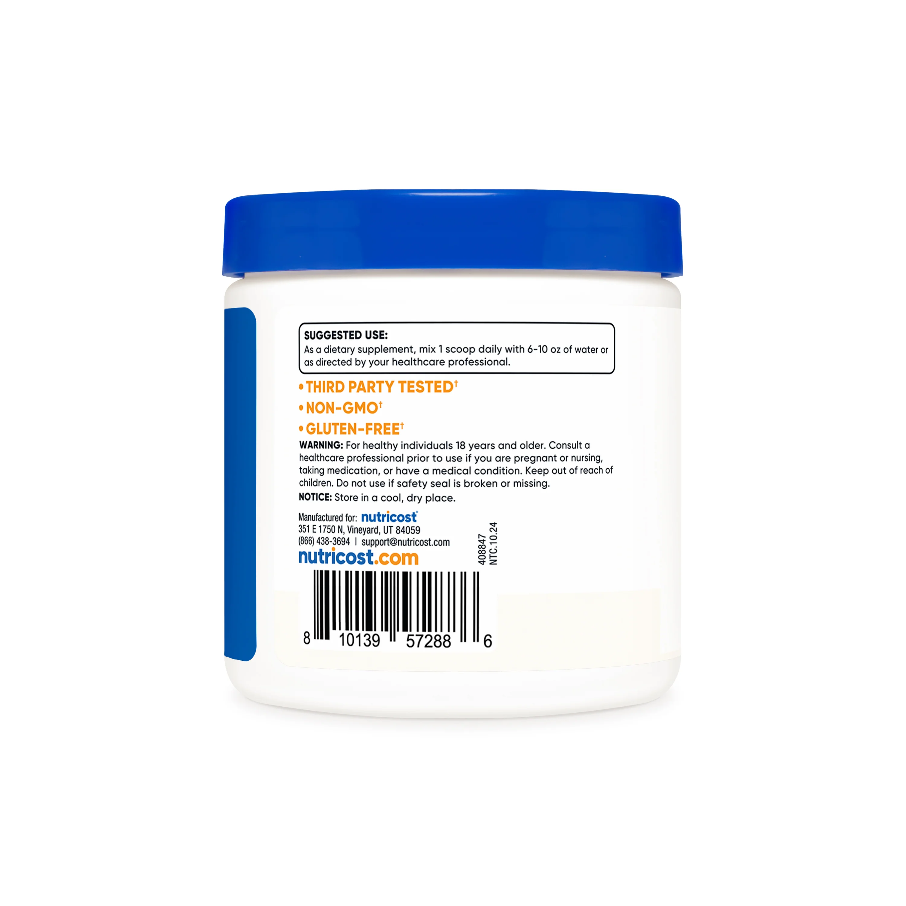 Nutricost N-Acetyl L-Tyrosine (NALT) Powder - Image 3