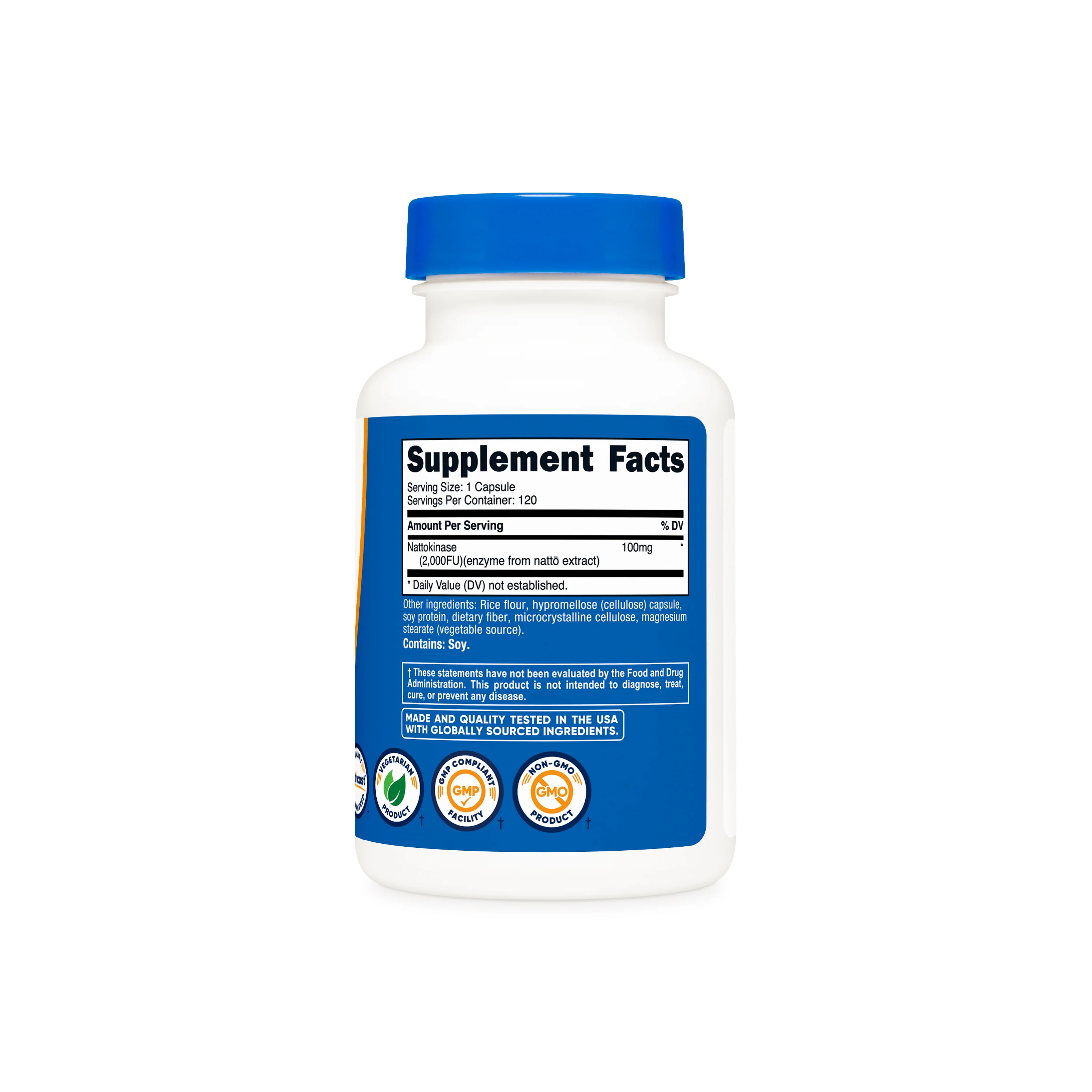 Nutricost Nattokinase (2,000FU) (120 Caps) - Image 2