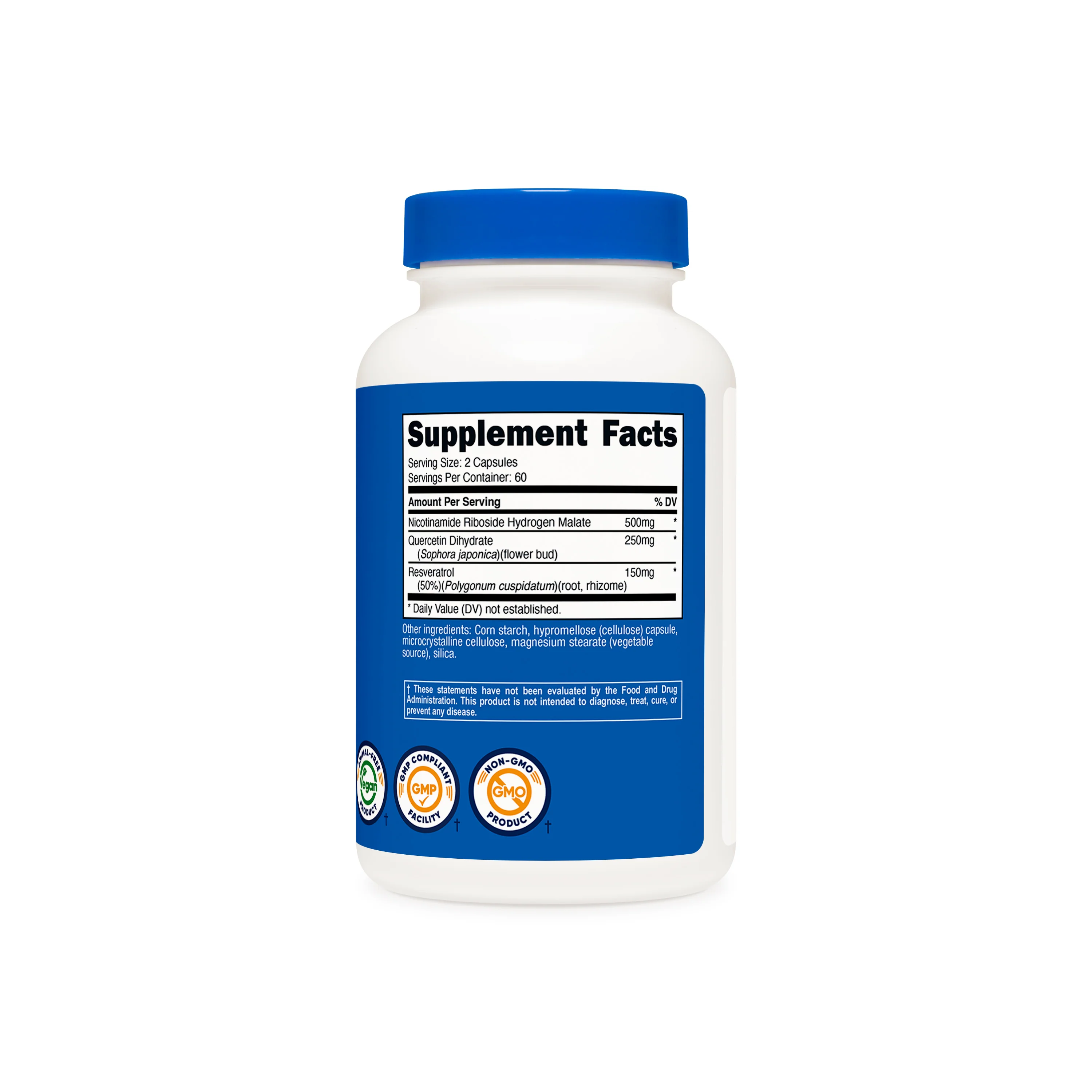Nutricost Nicotinamide Riboside + Resveratrol - Image 2