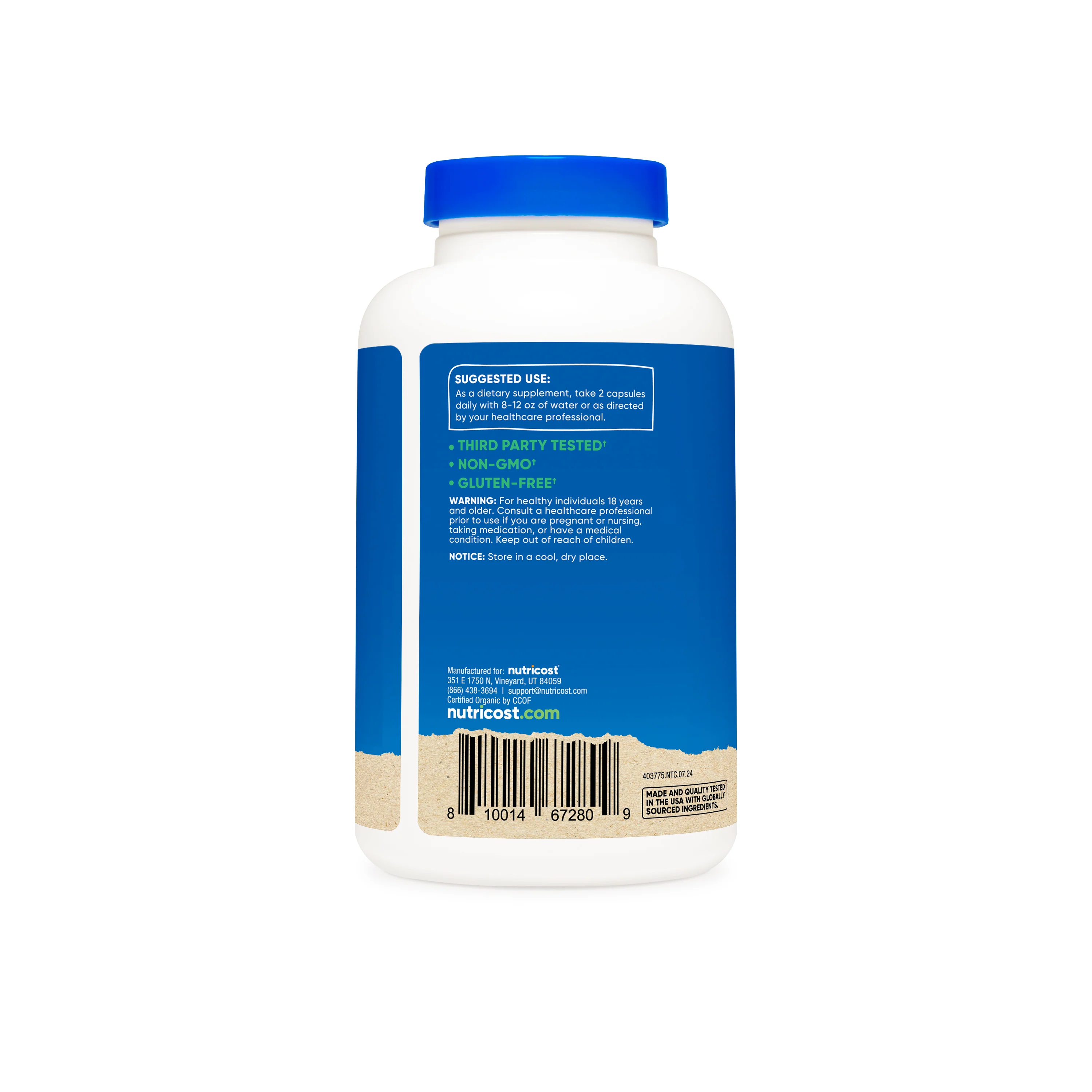 Nutricost Made With Organic Noni Capsules - Image 2