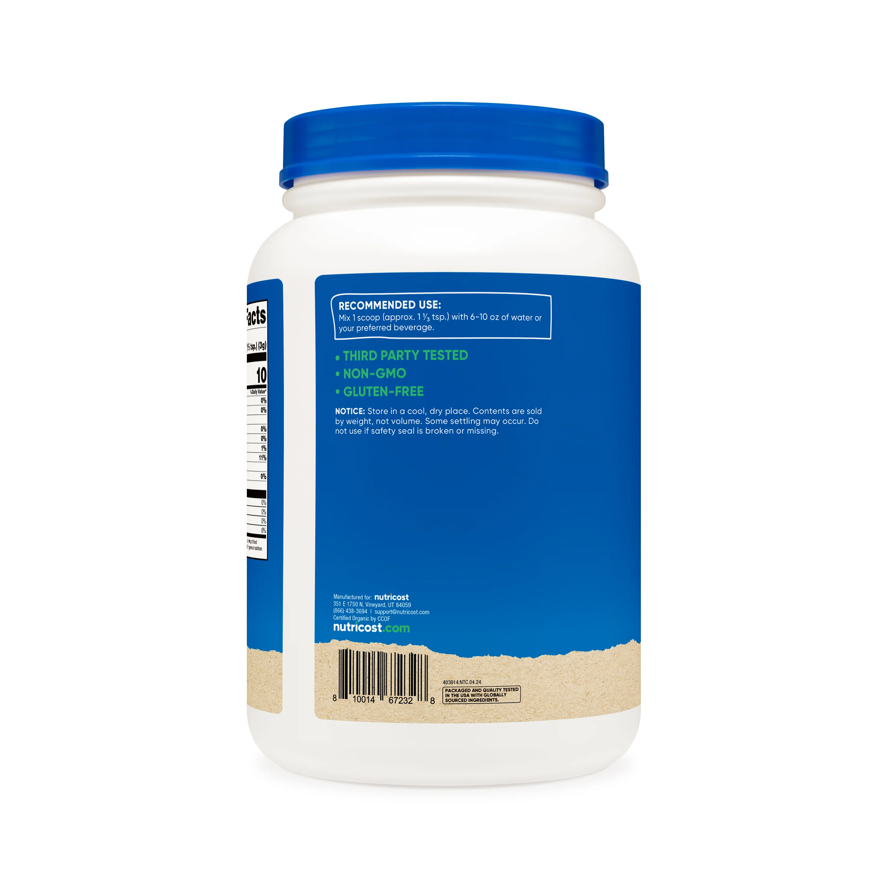 Nutricost Organic Acacia Fiber Powder - Image 3