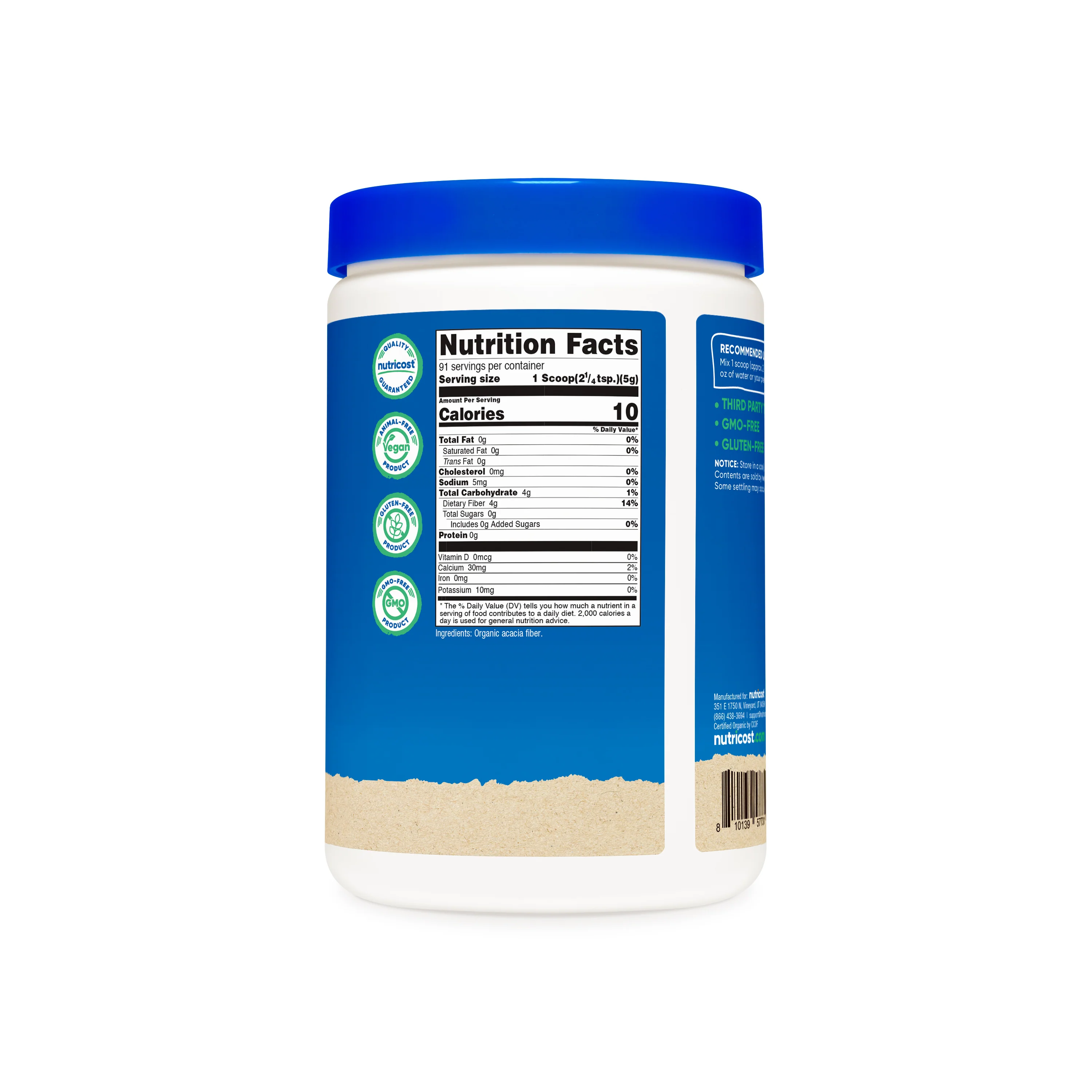 Nutricost Organic Acacia Fiber Powder - Image 6