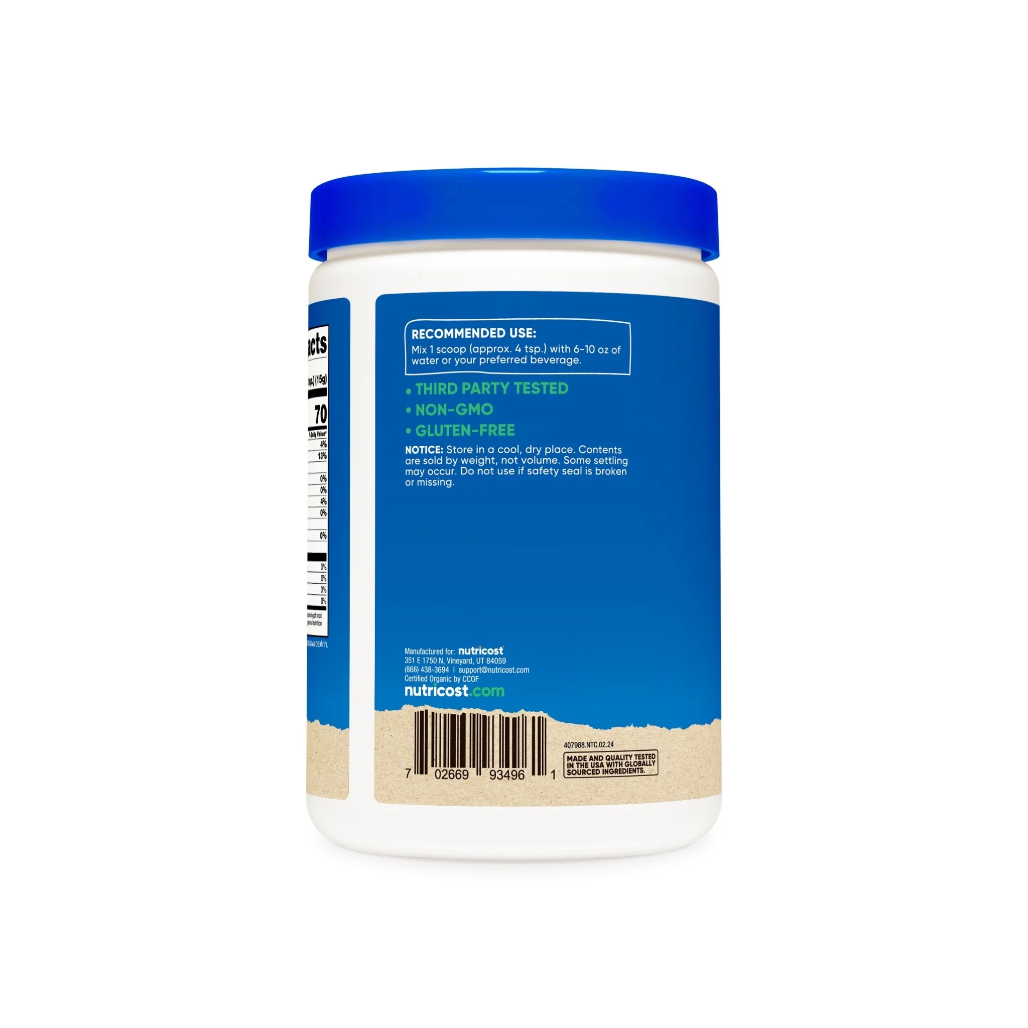 Nutricost Organic Coconut Milk Powder - Image 6