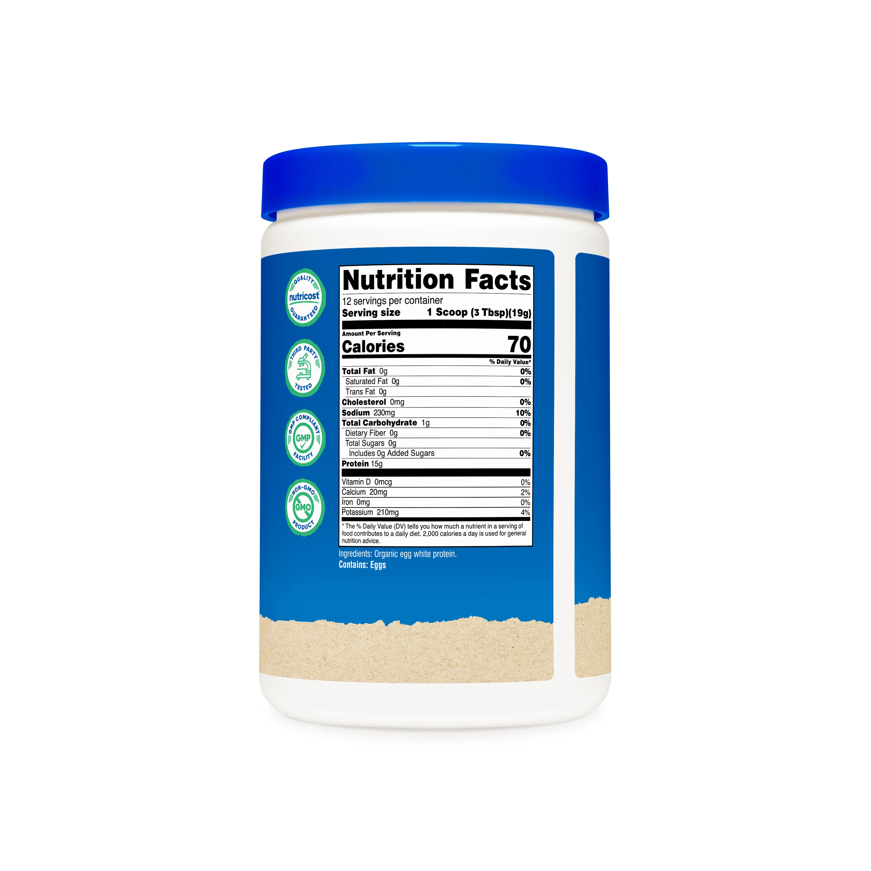 Nutricost Organic Egg White Protein - Image 2