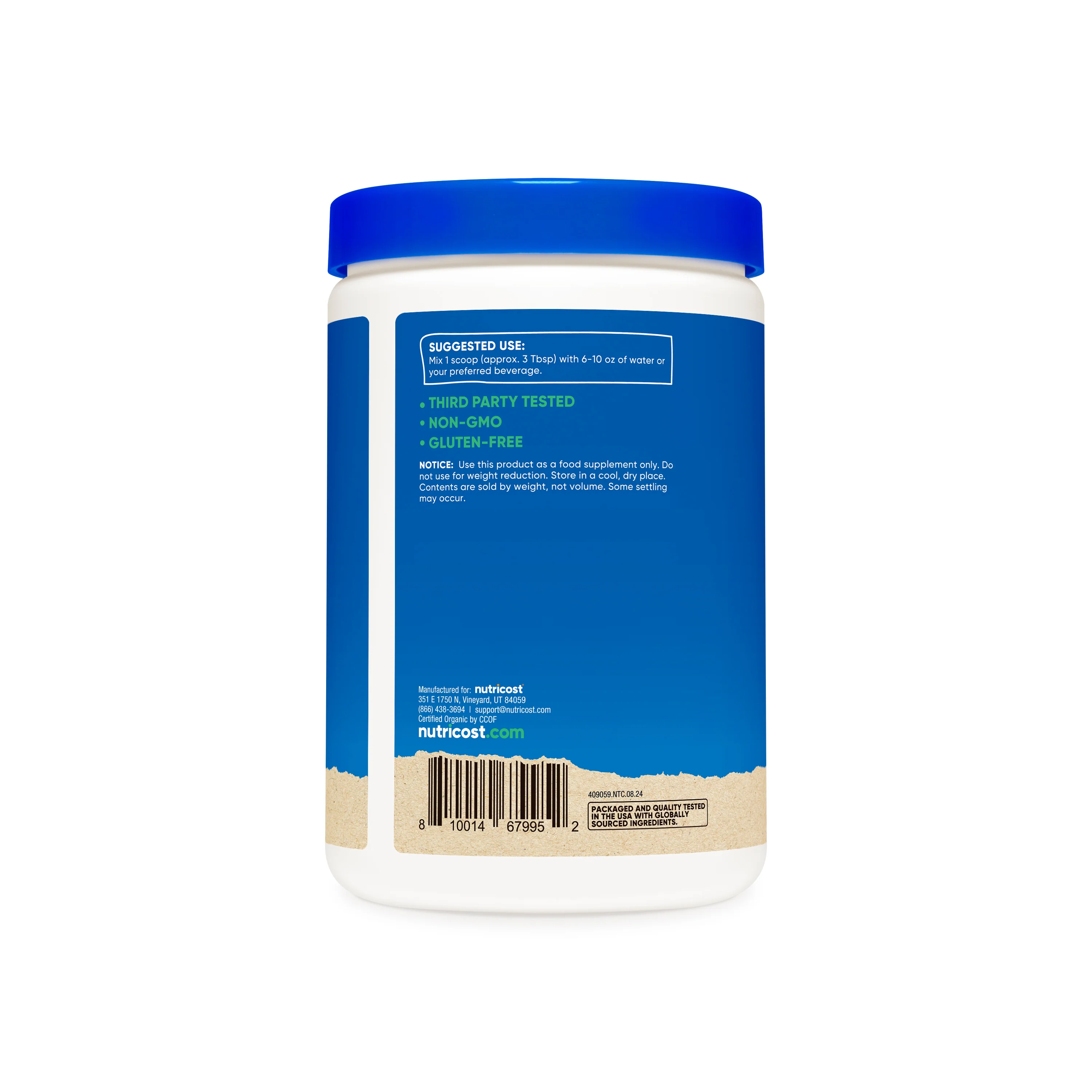 Nutricost Organic Egg White Protein - Image 3
