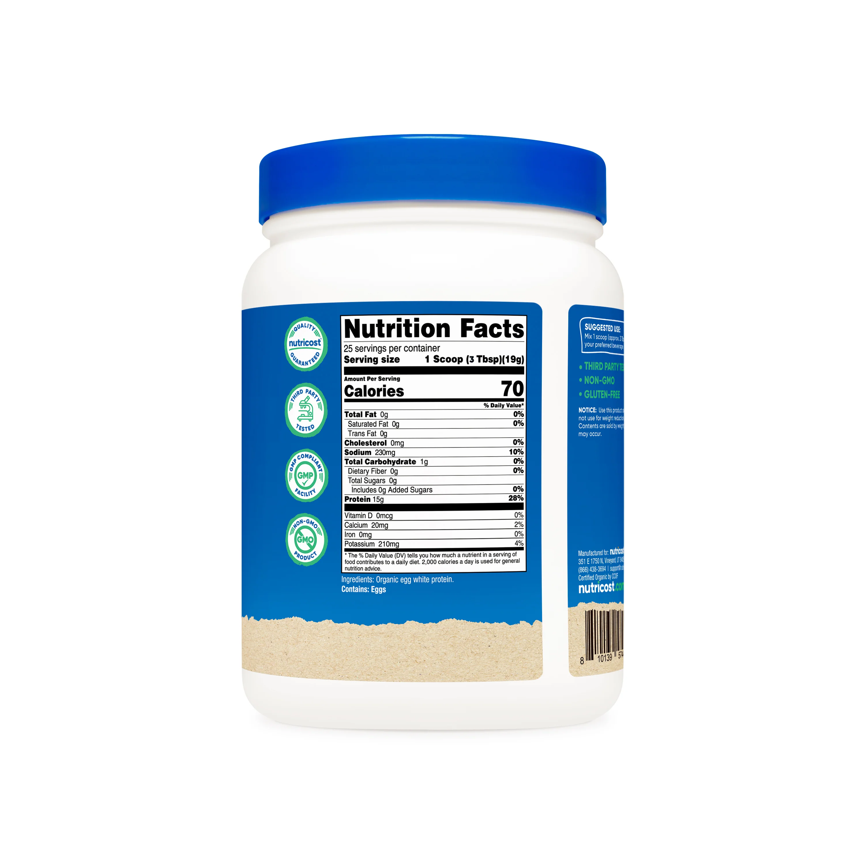Nutricost Organic Egg White Protein - Image 5