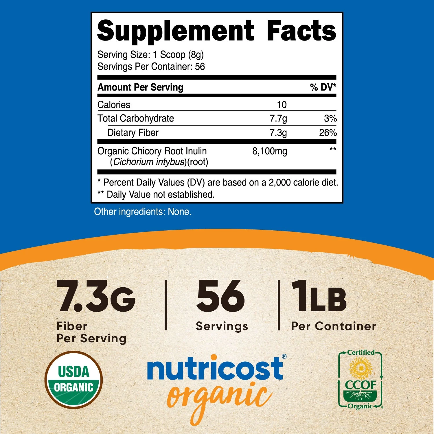 Nutricost Organic Inulin Powder - Image 2