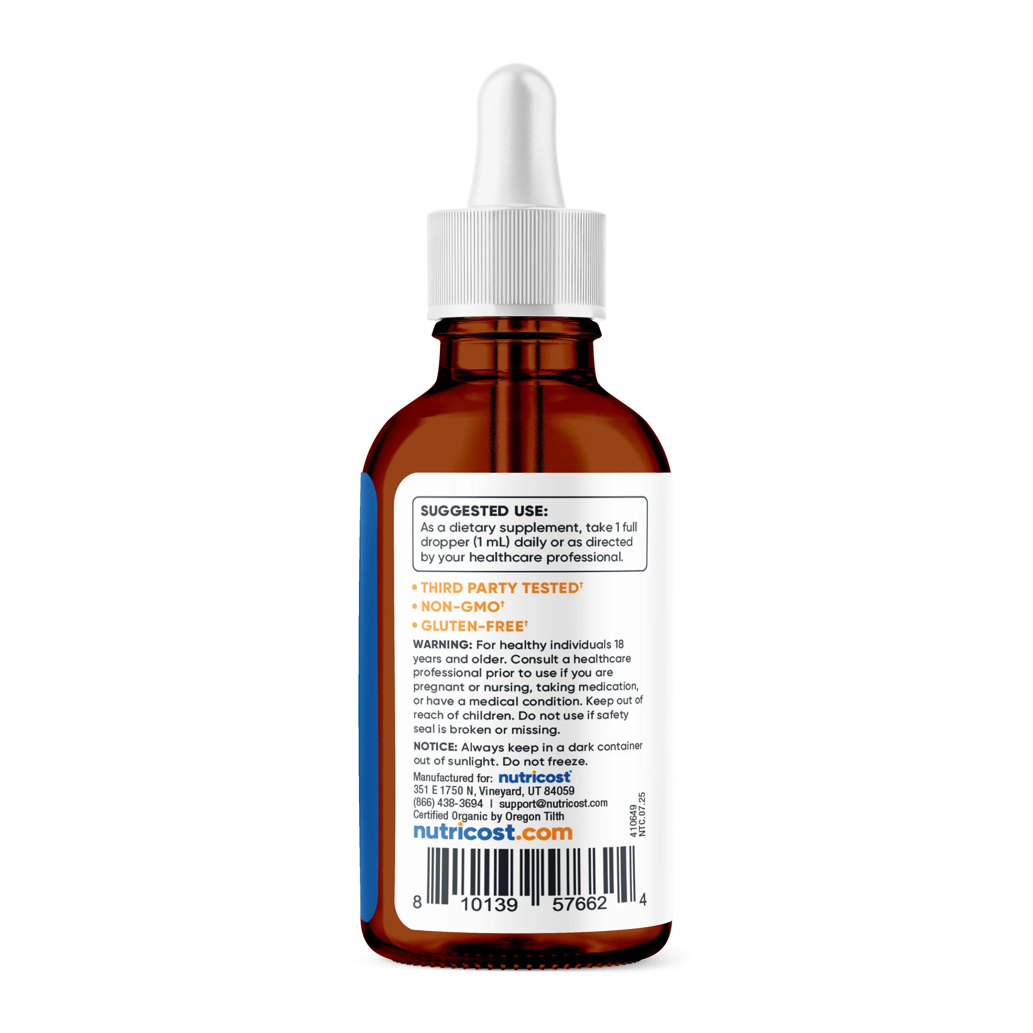 Nutricost Organic Lemon Balm Liquid Extract - Image 3
