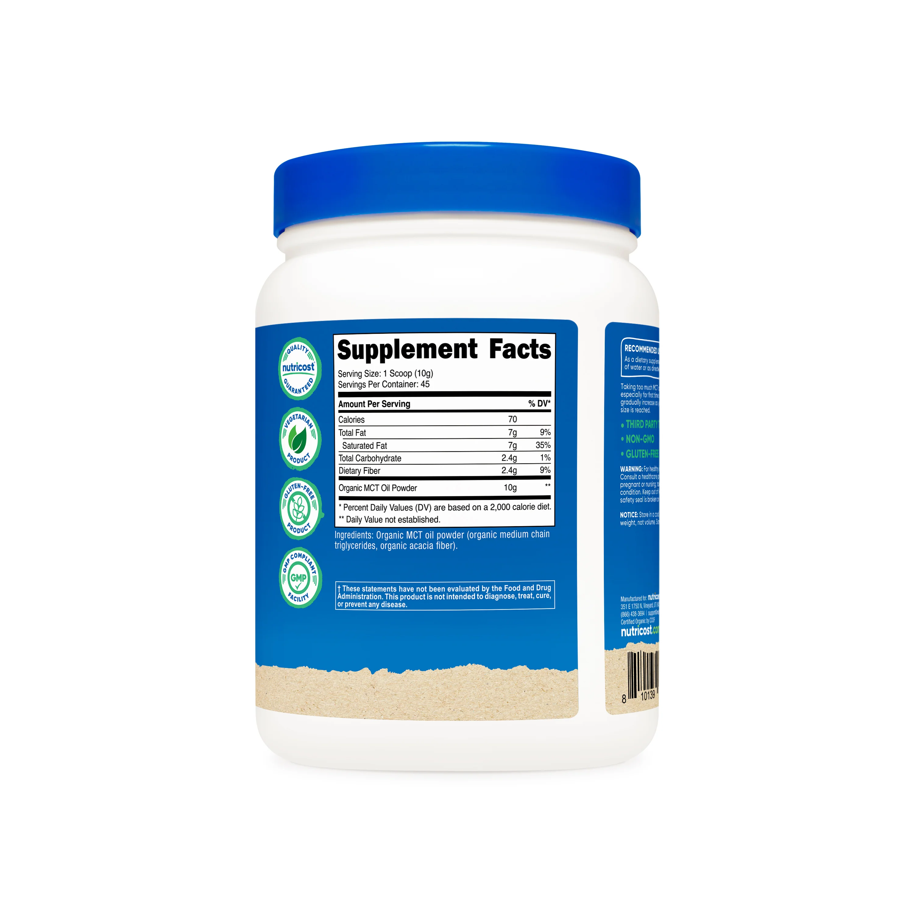 Nutricost Organic MCT Oil Powder - Image 2