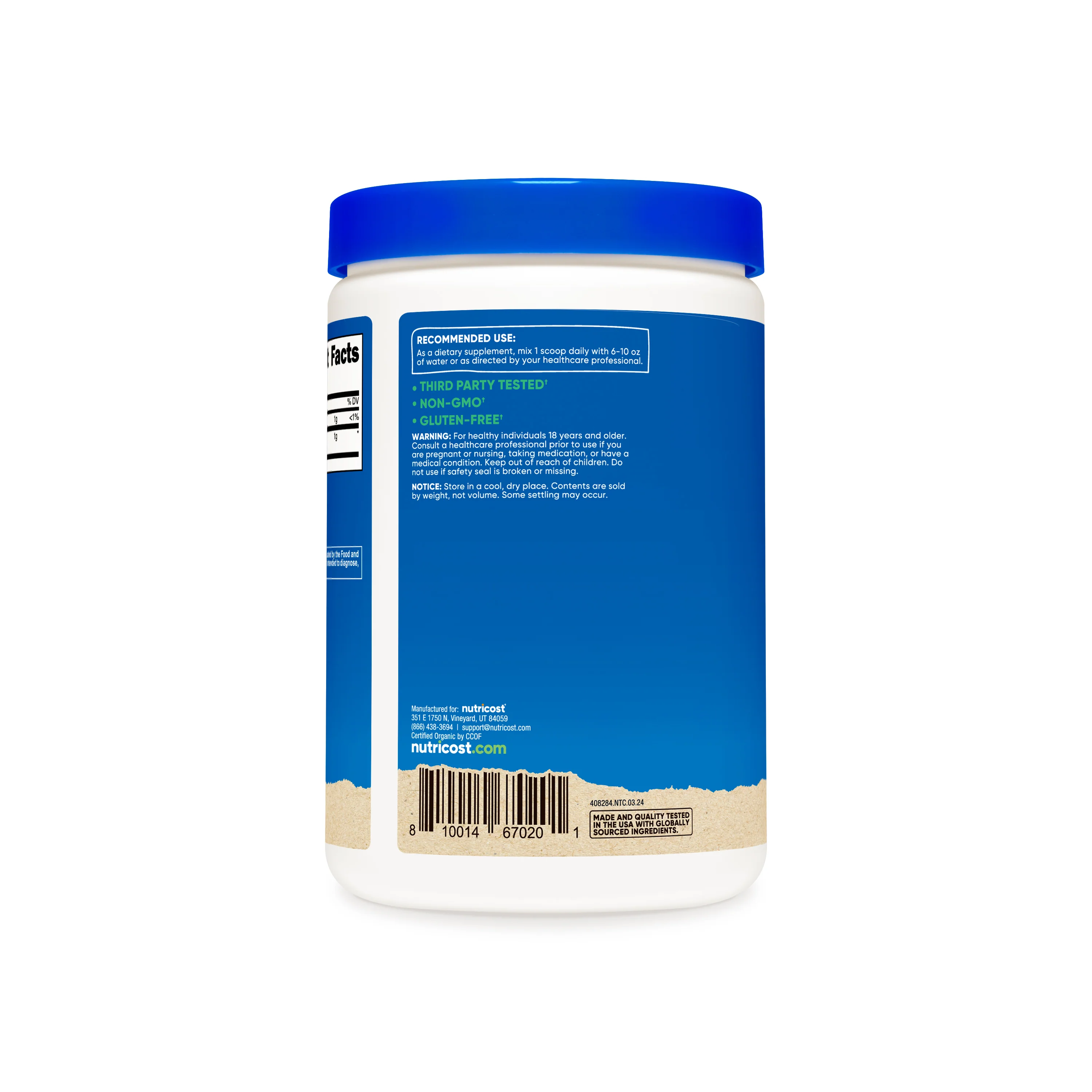 Nutricost Organic Reishi Mushroom Powder - Image 3