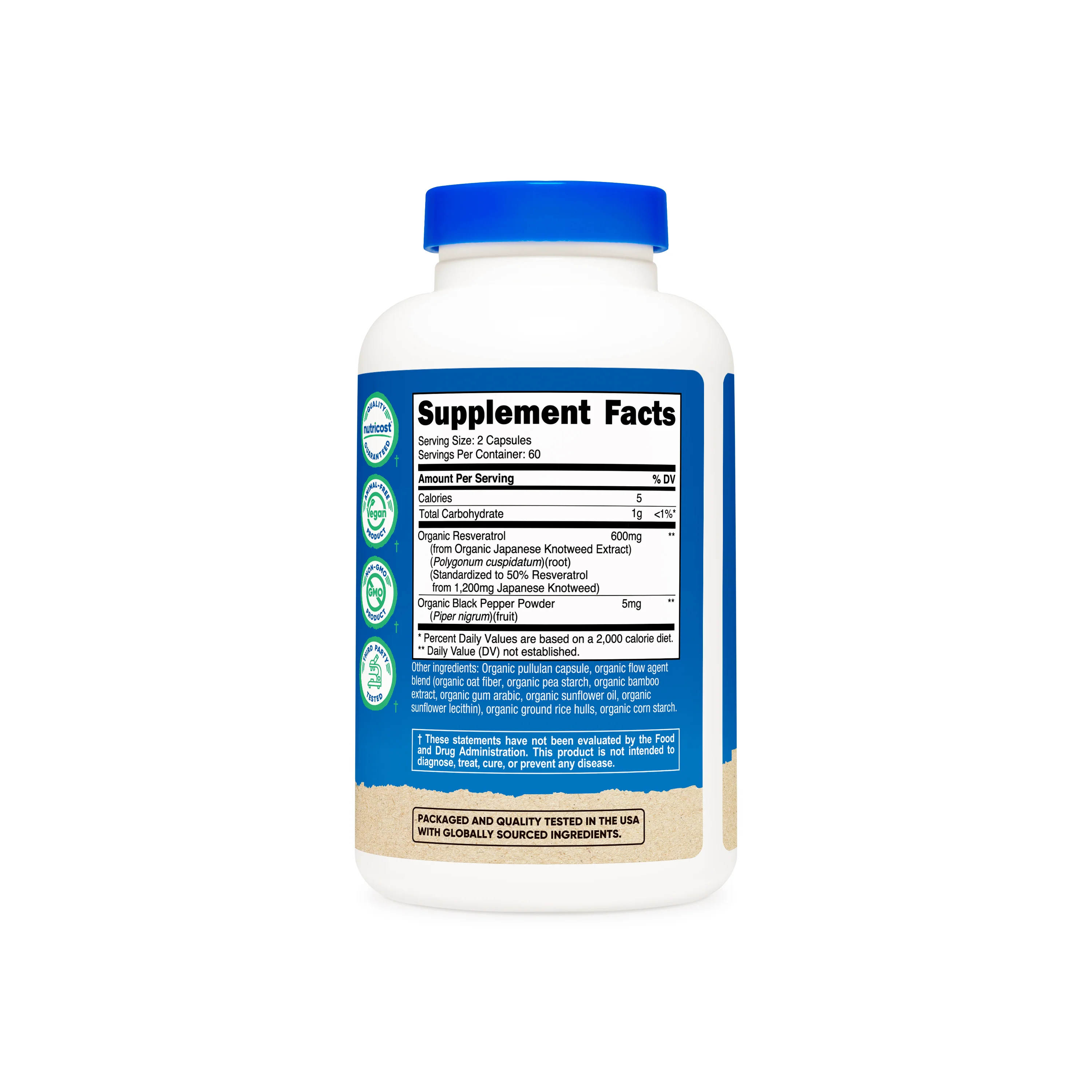 Nutricost Organic Resveratrol - Image 3