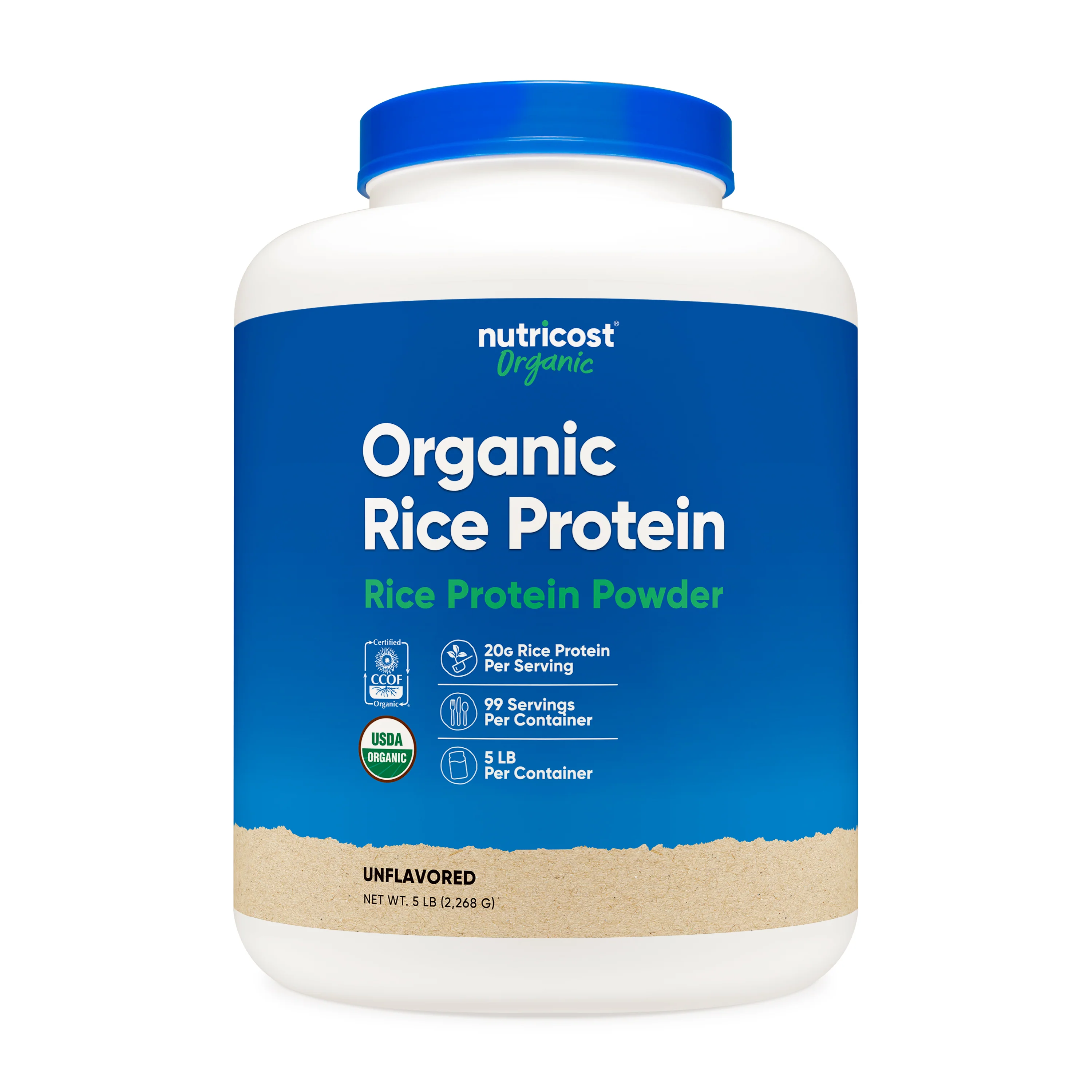 Nutricost Organic Rice Protein Powder - Image 3