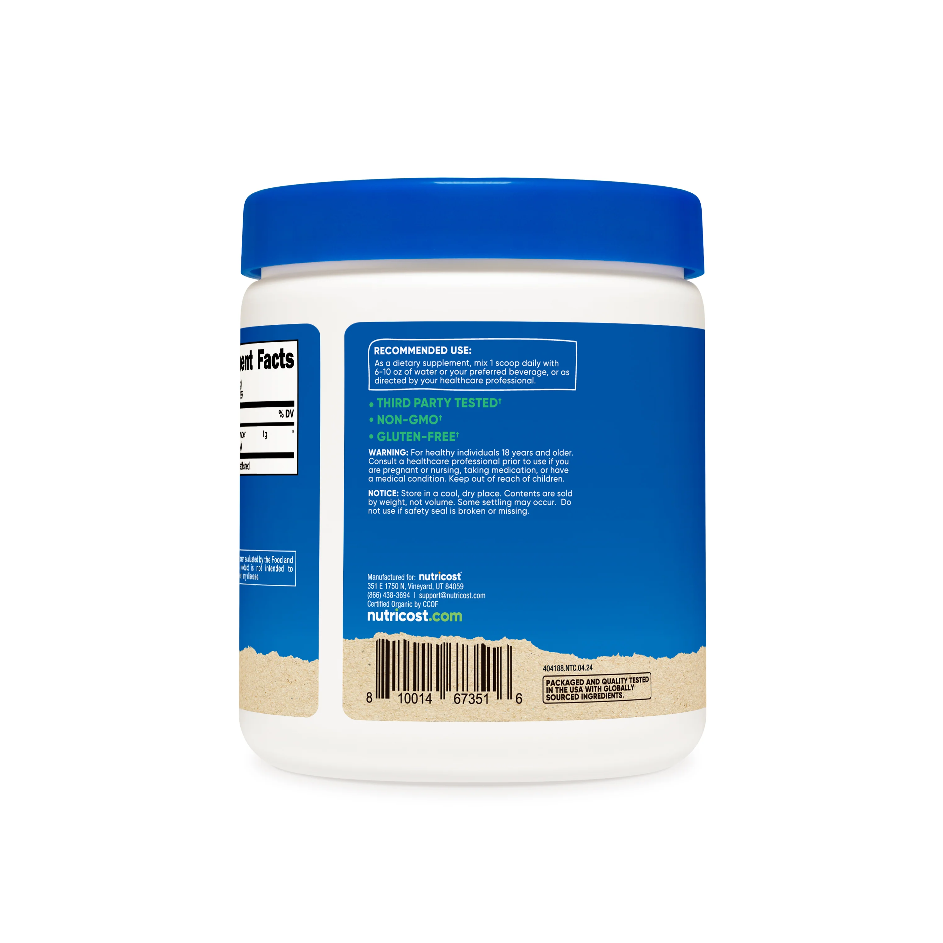 Nutricost Organic Saw Palmetto Powder (8 OZ) - Image 2