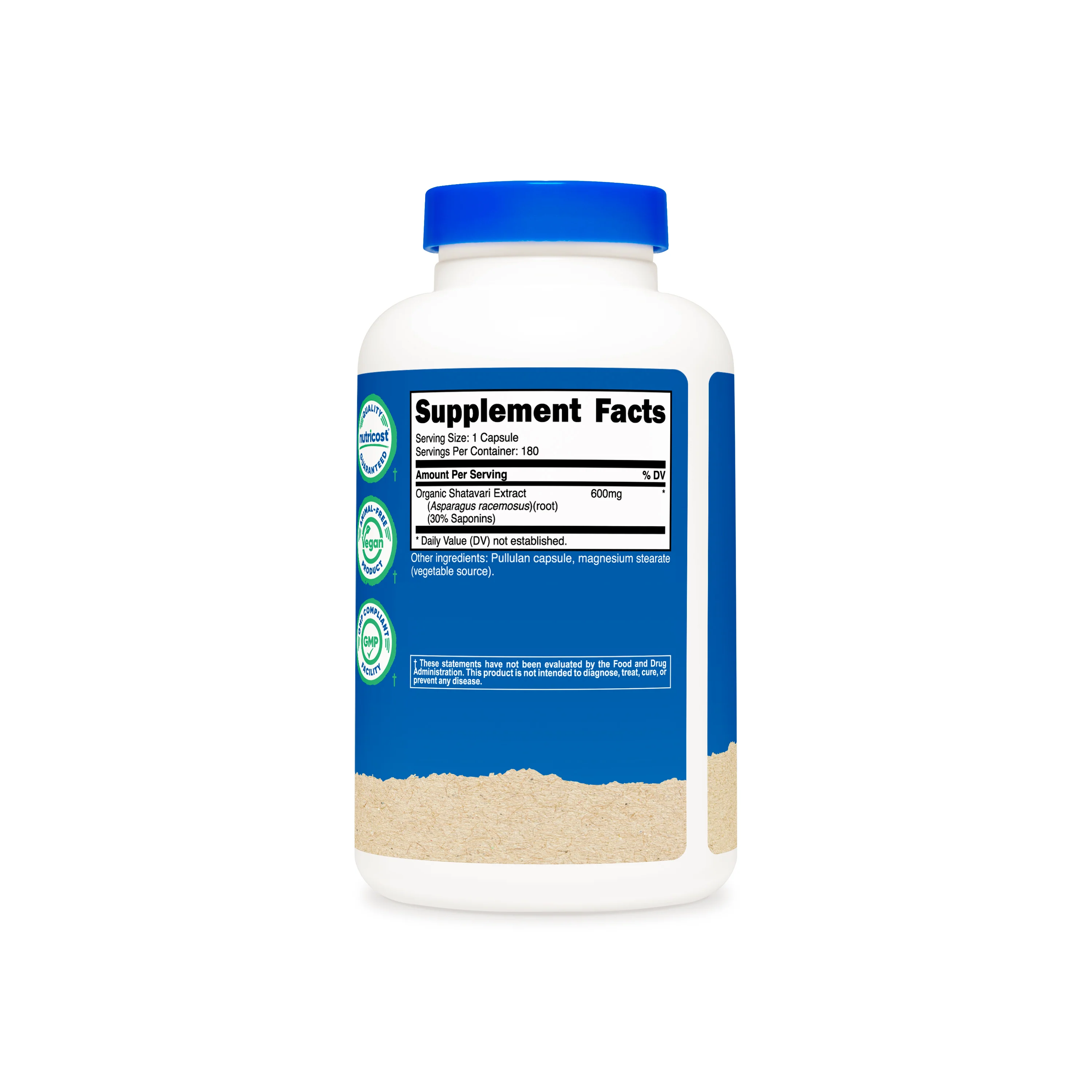 Nutricost Made With Organic Shatavari Capsules - Image 3